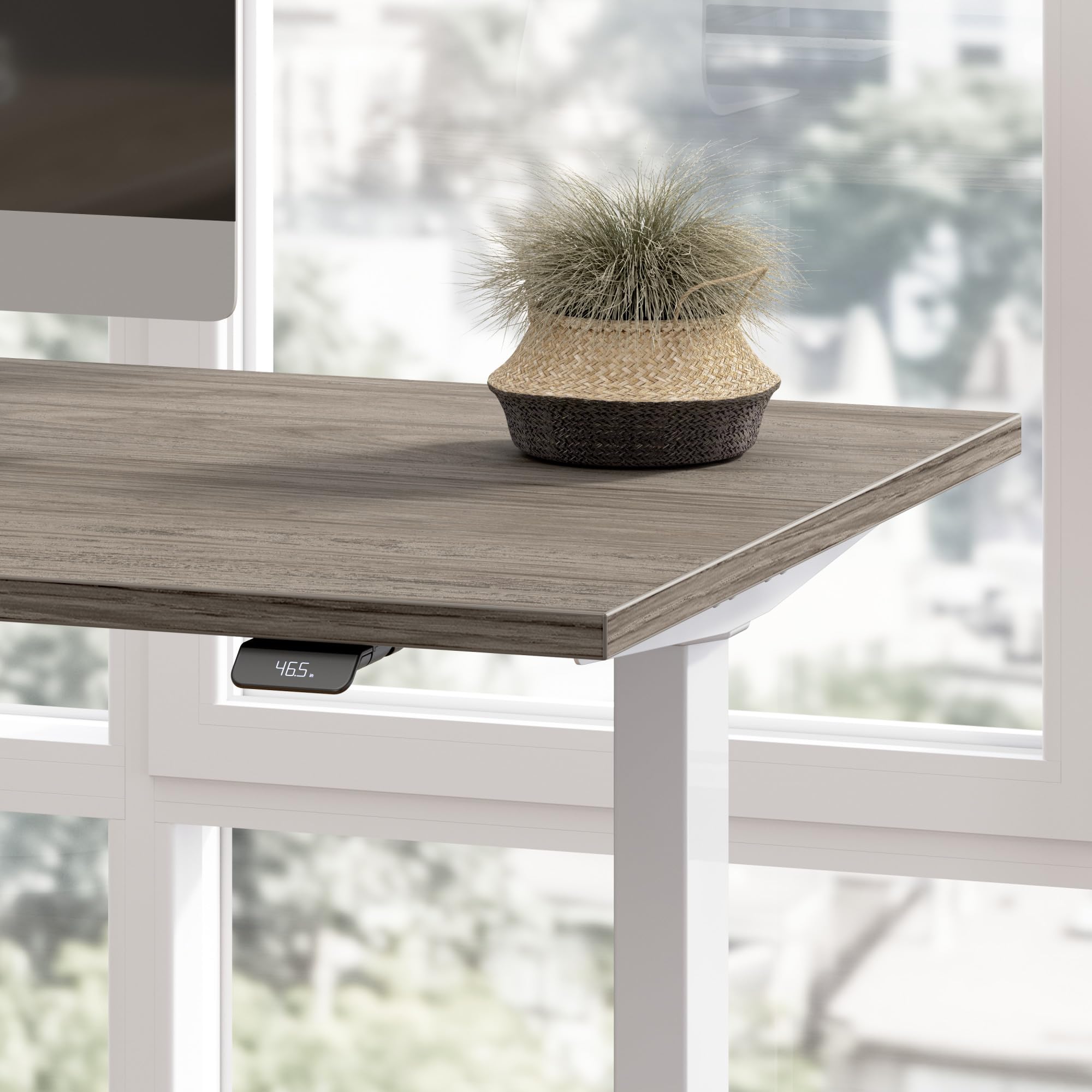 Amazon.com: BBF Move 60 Series 48W x 24D Adjustable Desk in Modern