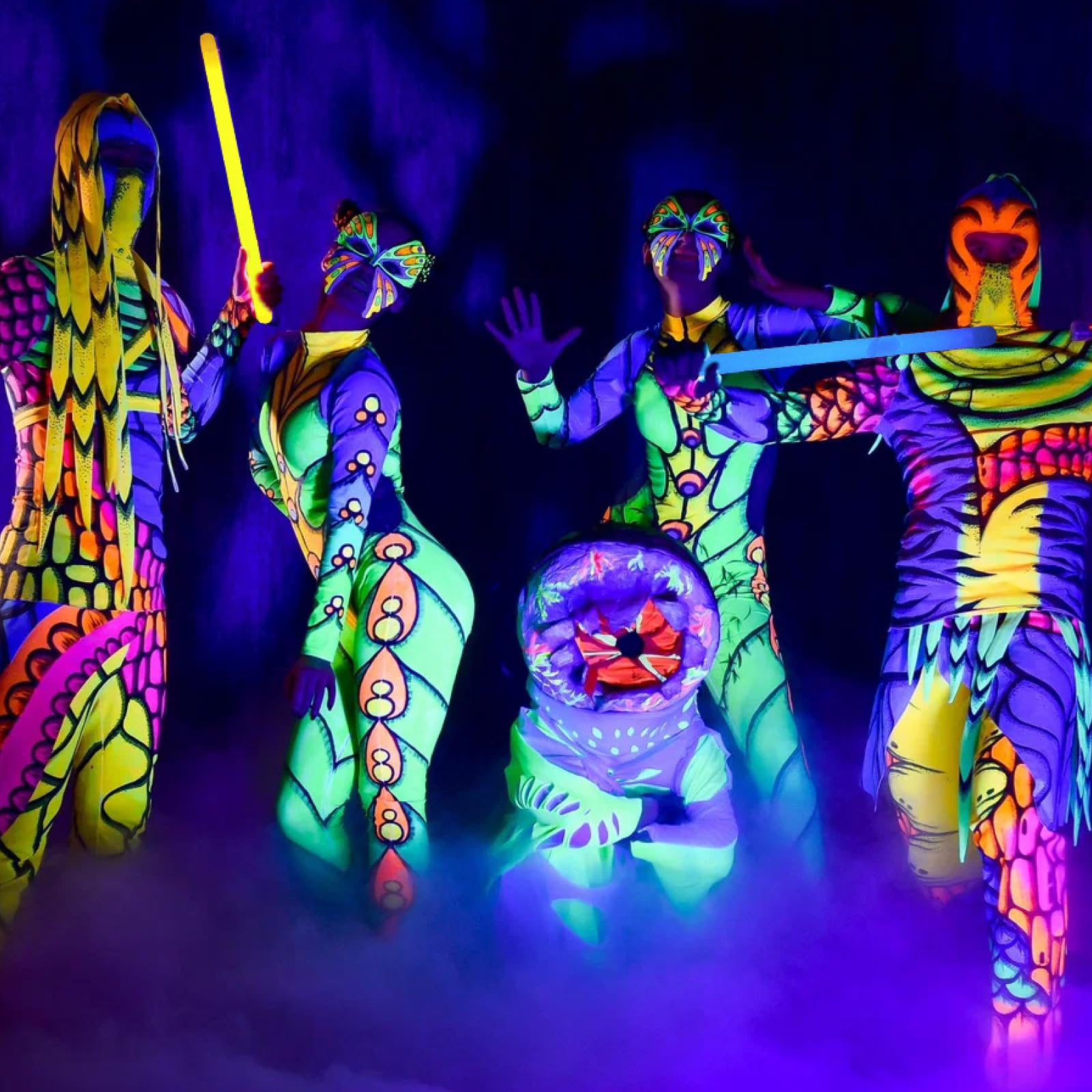 Heiß verkaufte UV Liquid Luminous Aquarells tifte für Halloween Body Painting Ma