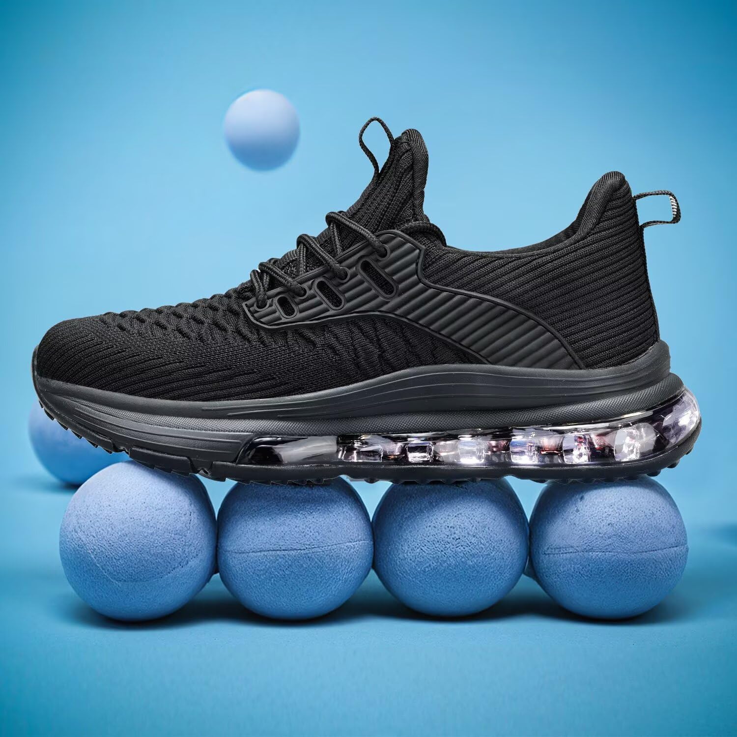 Womens Air Cushion Running Shoes Slip on Walking Tennis Casual Fashion Sneakers Comfort Non Slip Work Sport Athletic Trainer