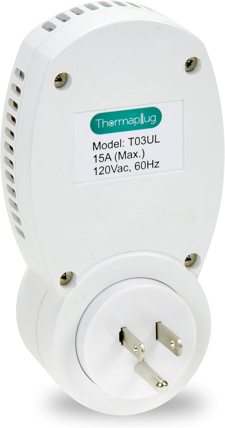 Buy Programmable Thermostat Outlet Plug for Space Heaters and A/Cs