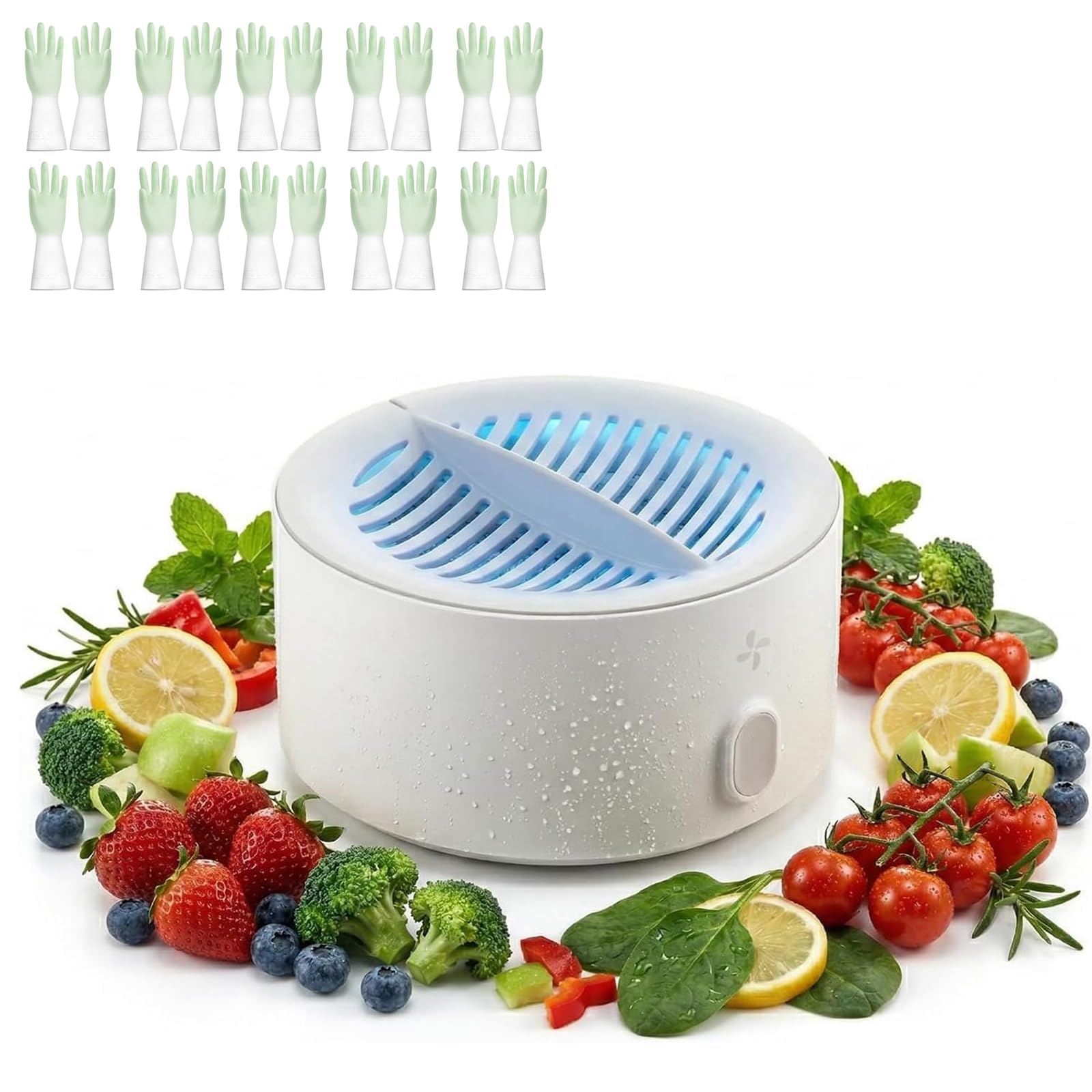 Appareil sans fil étanche IPX7 pour laver fruits légumes et viande