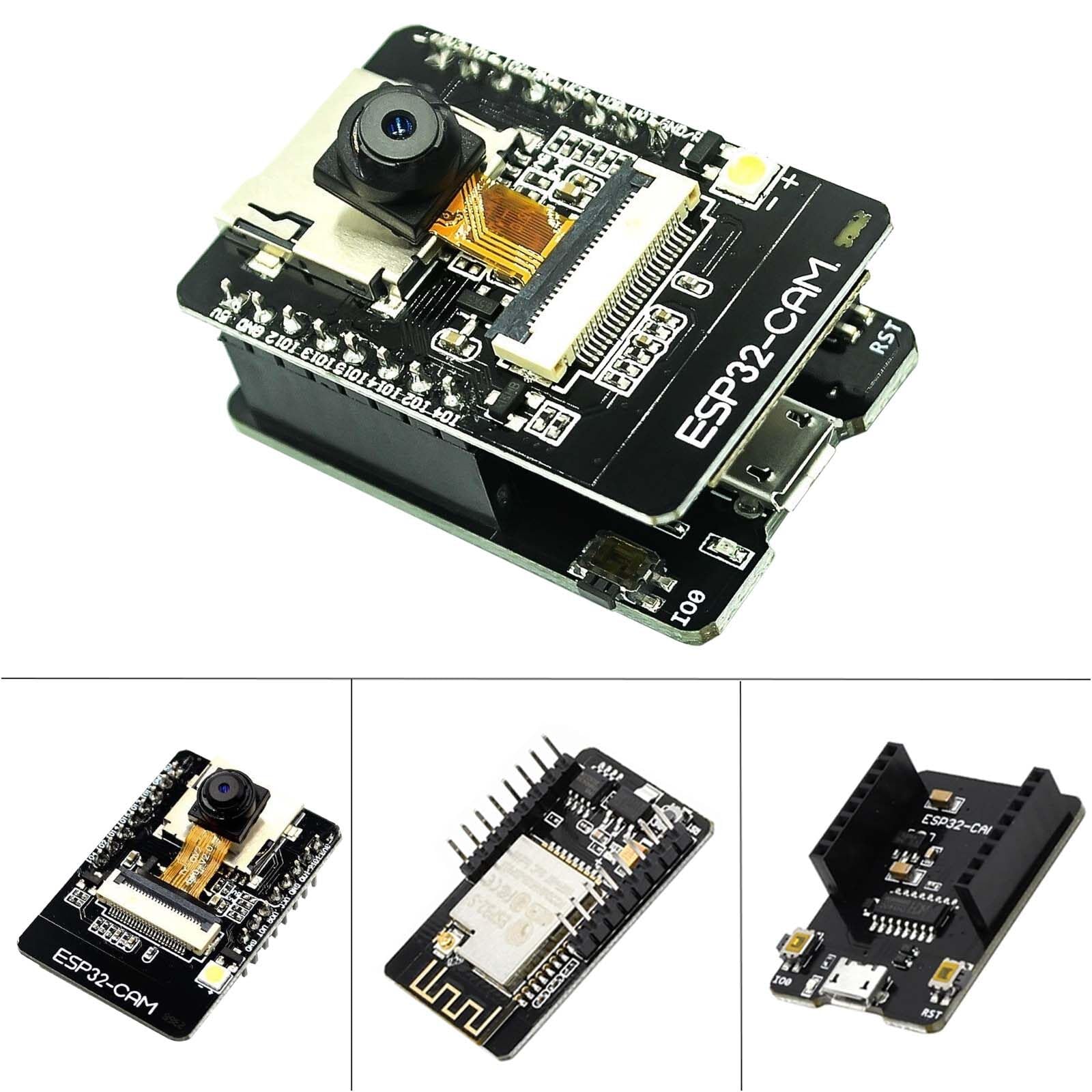 ESP32 CAM MB Lot de 2 cartes de développement Dual Core 240 MHz WiFi Bluetooth OV2640