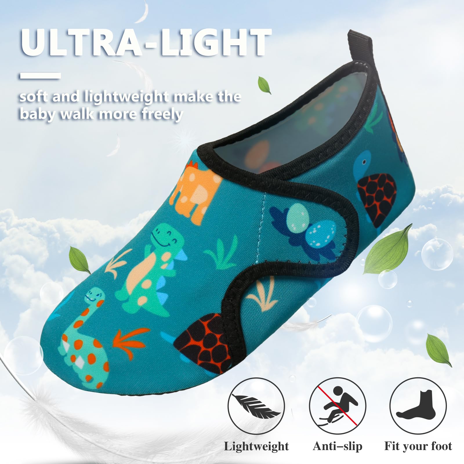 TMEOG Scarpe da Scoglio Bambino Bambina Scarpe Mare Acquatiche Piscina Bambini Scarpe da Spiaggia Acqua Immersione Scarpette da Bagno Surf Nuoto per Ragazzo Ragazza 22-33EU