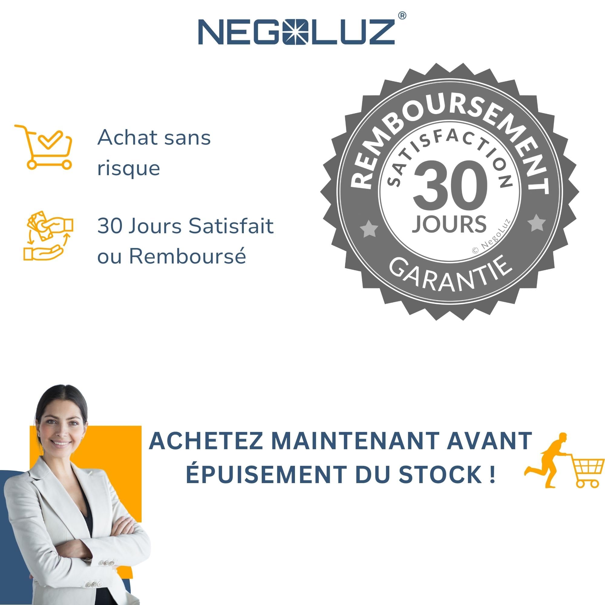 Papier Backlight A3 Rétroéclairé PRO 100 Feuilles NegoLuz® pour Porte Affiche Vitrine LED