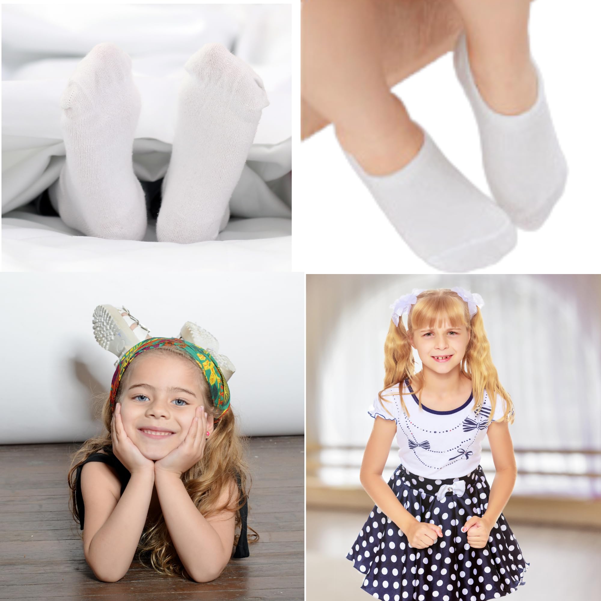 Calcetines invisibles niño/niña, de puro algodón calcetines cortos, medias transpirables suaves, antideslizantes-silicona para cualquier ocasión socks-pinkis-cortos-sport