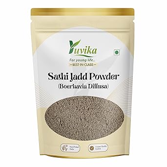 Yuvika Sathi Jadd Powder - Punarva - Punarnava - Boerhavia Diffusa 100 Grams