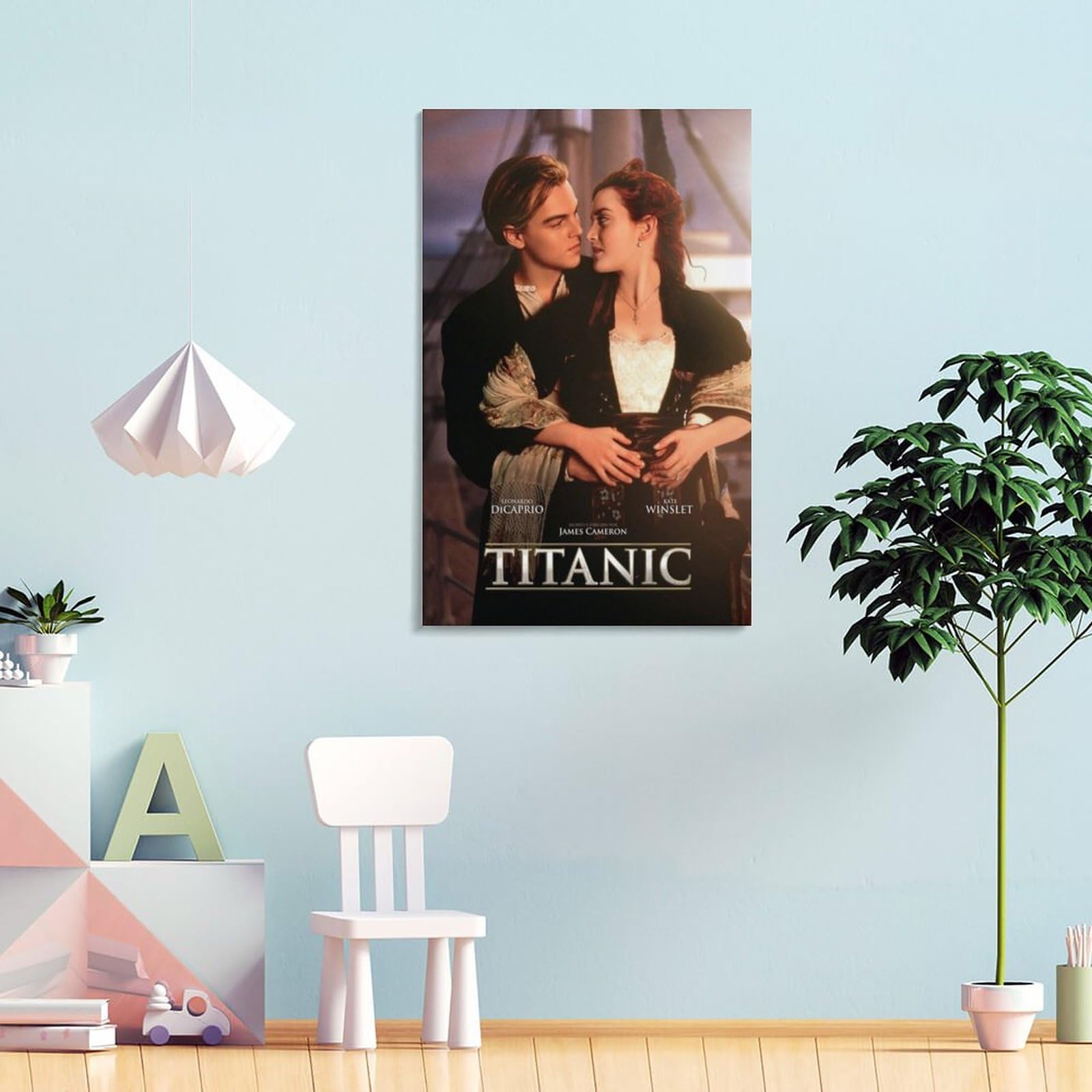 Amazon.co.jp: 映画『タイタニック』ポスター 部屋飾り キャンバス