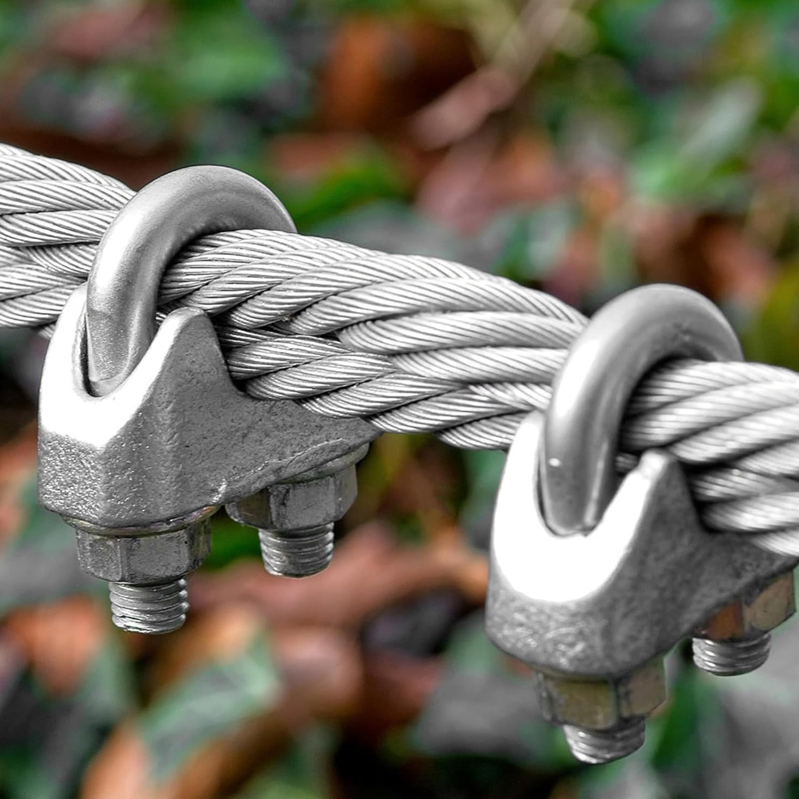 Snapklik.com : 10 PCS M12 Wire Rope Cable Clip Clamps 1/2 Inch, Heavy ...