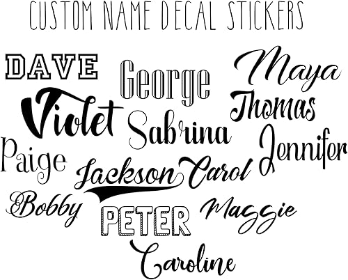Miniatura 2 de Name Decal Stickers Compatible With Laptops, Tumbler Cup, Walls, Kids Cups, Christmas Ornaments, Personalized Gift Box Labels, Hydro Decal Sticker,
