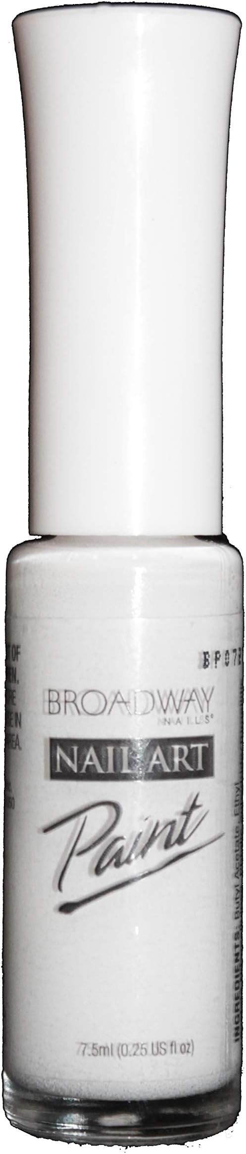 (1) Bottle Nail Art Paint Thin Brush Polish for Fine Lines and Designs - White #36F