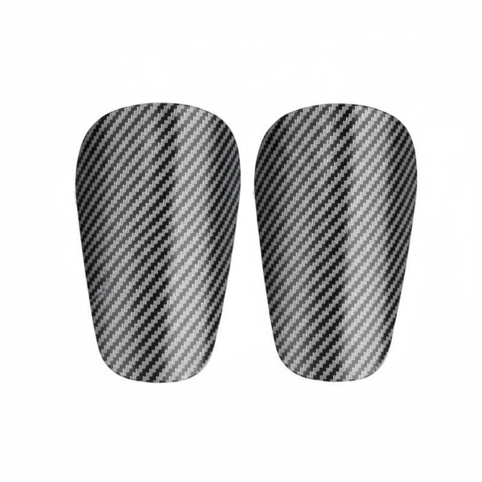 2 Pieces Shock Resistant Carbon Fiber Pattern Shin Pads Lightweight Soccer Shin Guards Ergonomic Design Football Leg Guards for Athletes, Sports Training, XL-picture-19