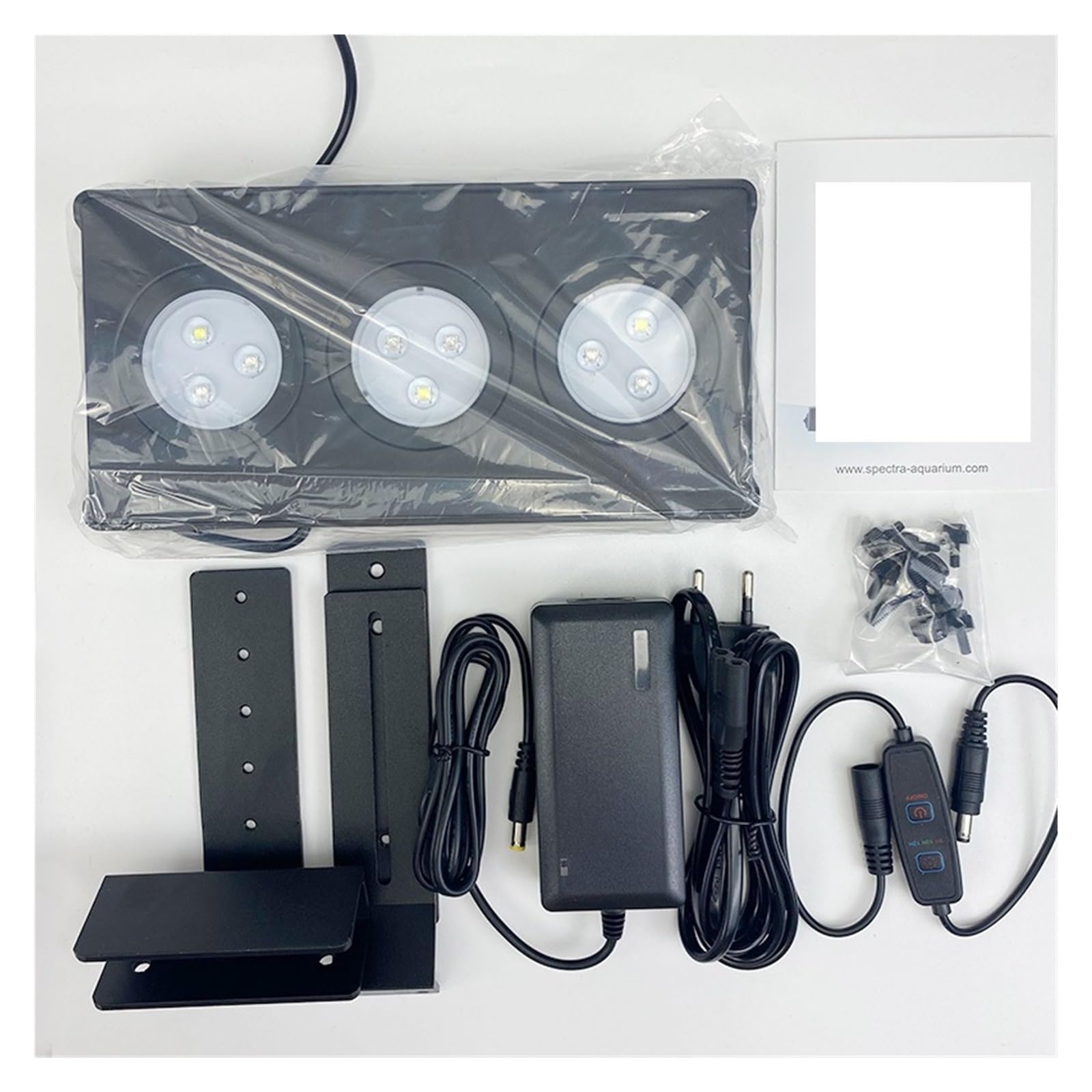 iluminación para acuarios Luz de acuario M029, iluminación de agua salada de 30W con Control táctil for pecera de arrecife de Coral, luces marinas de espectro completo for Coral para acuario plantado(