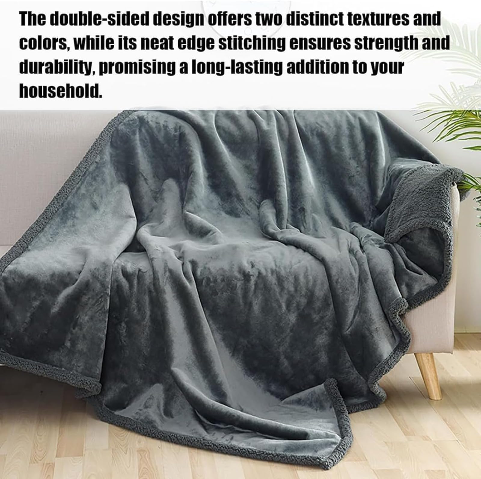 The Waterproof Blanket, Love Blankets for Couples Waterproof, Double-Sided Fluffy Soft Cozy Waterproof Blanket, Fleece Blanket for Furniture Protector, Pet Blanket for Dog Cat