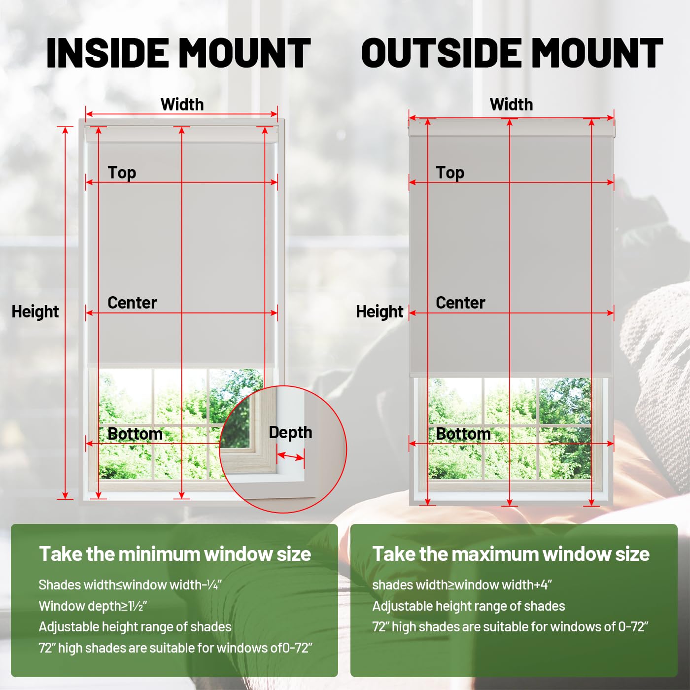 Amazon.com: DONGFXK Motorized Blinds with Remote, Blackout No