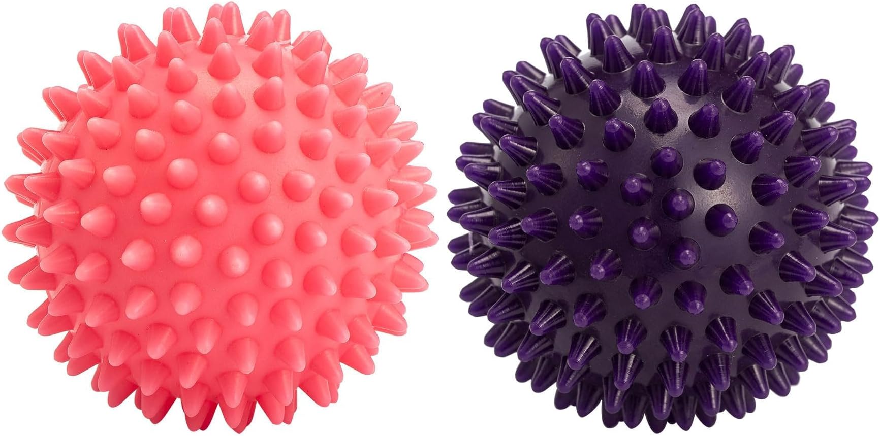Trigger Point Therapy Spiky Massage Balls Set, Hard Spiky Balls Massager Roller Spike Ball for Foot Massage & Myofascial Release & Pain Relief