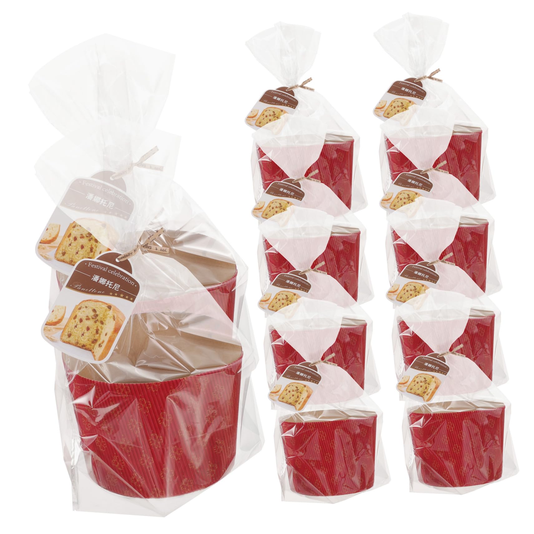 PRETYZOOM 2juegos Para Hornear Envoltorios Resistentes Altas Para Muffins y Postres Para Bodas y Temáticas