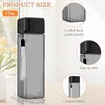 30 Pcs bouteille d'eau en vrac 17 oz Bouteilles Portables Reasable Proof Boutilles Sports en plastique Grande bouteille pour enfants Adultes pour classe scolaire Fitness Bureau Voyage Camping