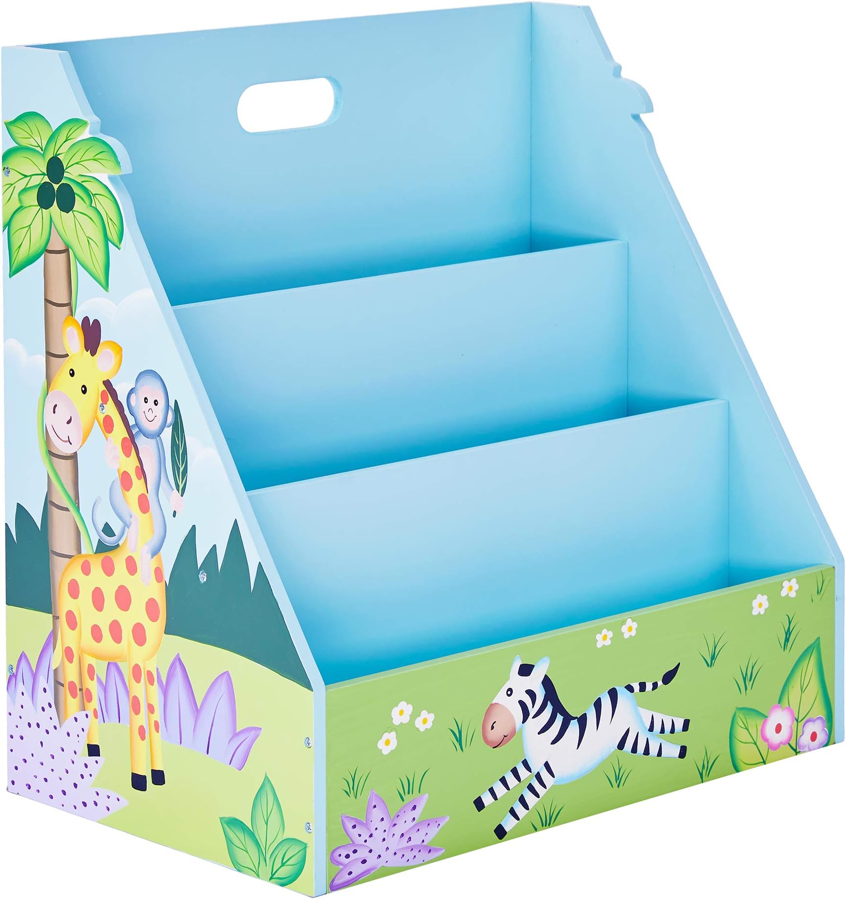 Fantasy Fields Sunny Safari Kids Bookshelf Bookcase Book and Toy Organiser Storage UK-TD-13141A