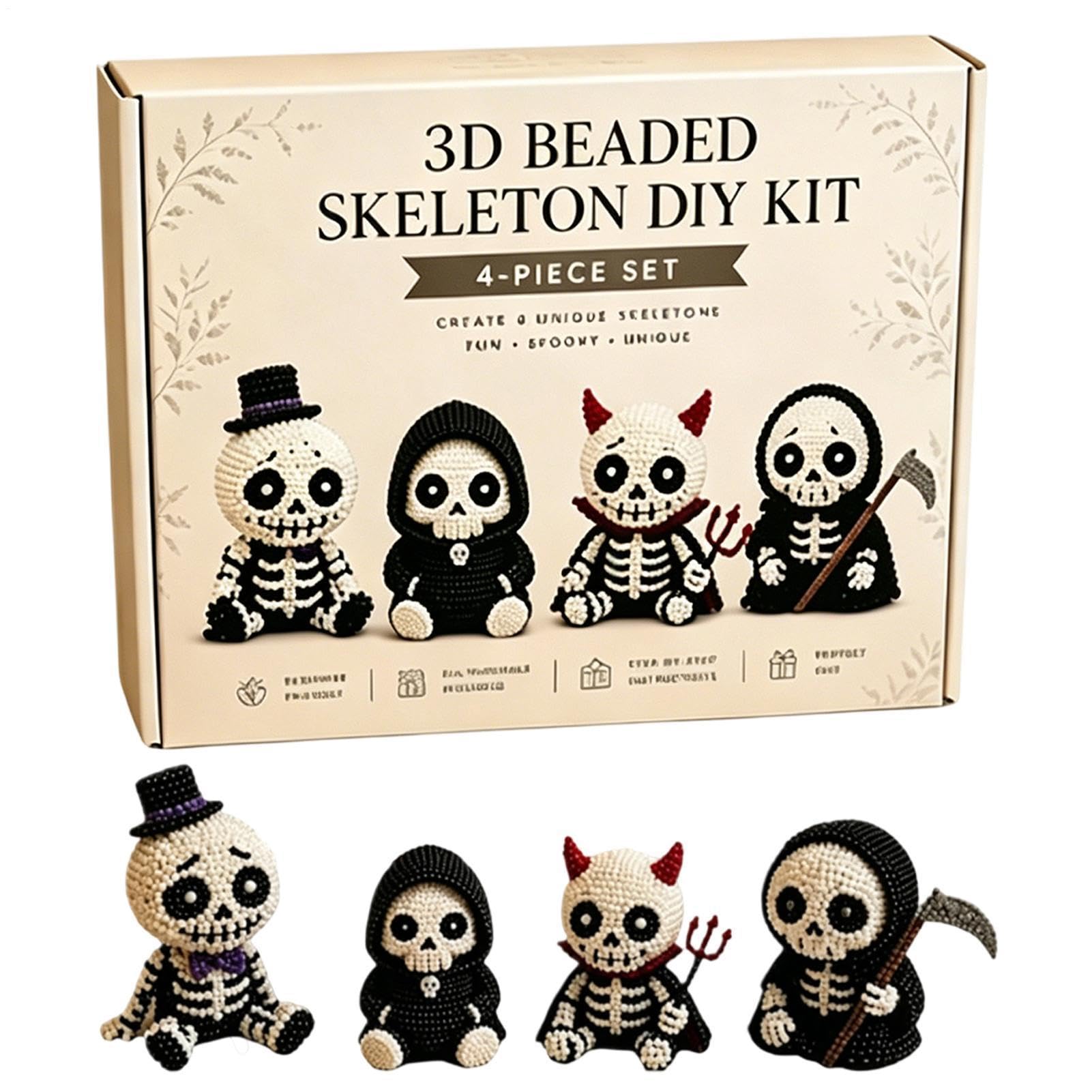Material de manualidades de calaveras para regalar en Halloween 8