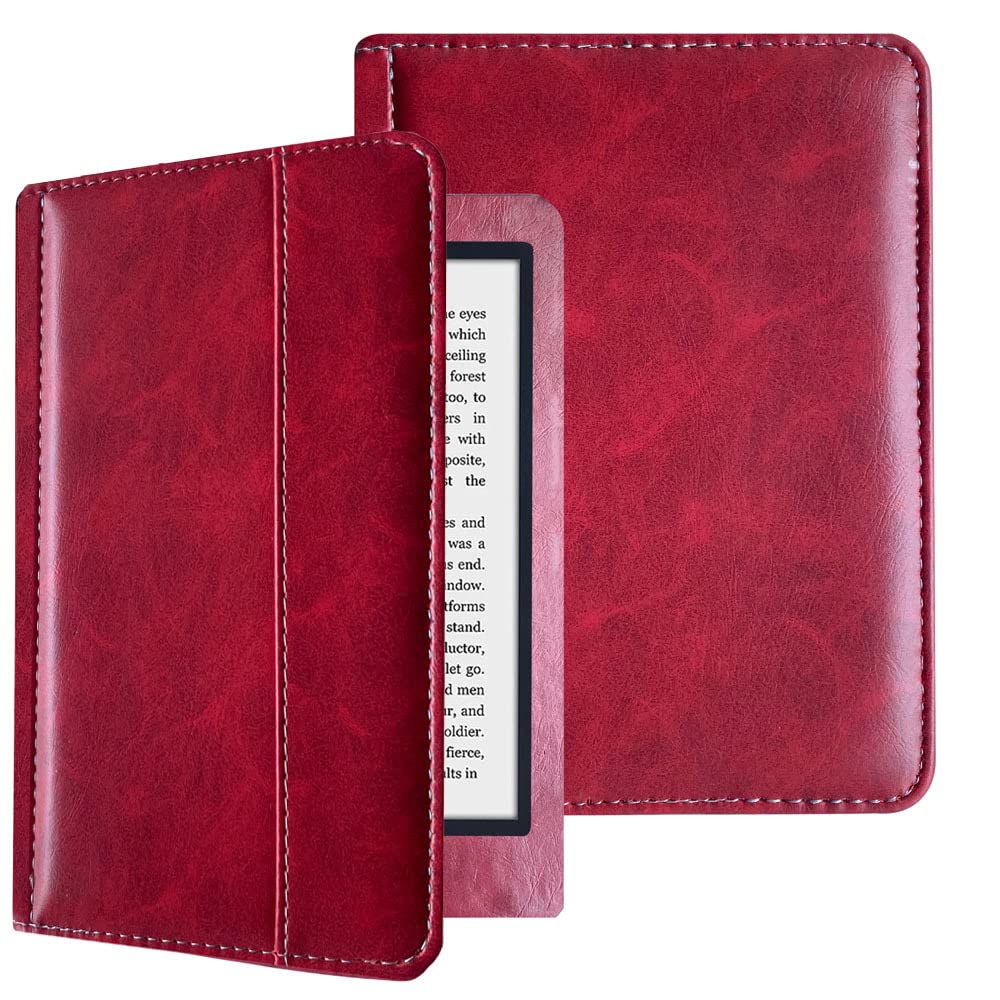 Case for Kindle 6" 8th 2016 Release,Light Weight Slim Shockproof Magnetic Stand Leather Cover Case for Amazon Kindle E-Reader 6",8th Generation 2016 Release Model:SY69JL (brown) — view 9
