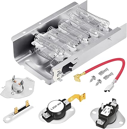 Aazon.co: UPGRADED W10724237 279838 Dryer Heating Eleent Kit For