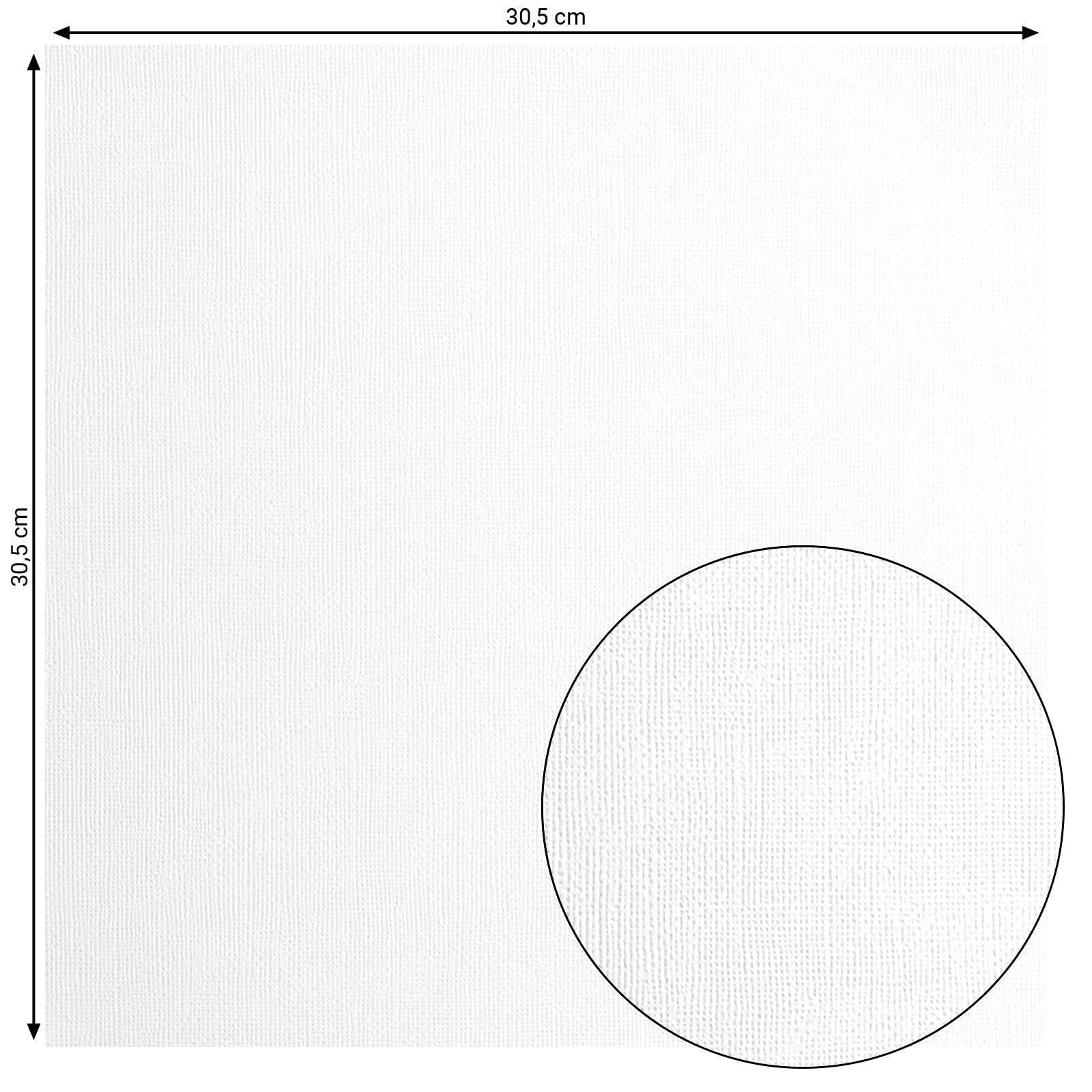 Vaessen Creative Florence Cardstock papier, biały, 216 g/m², kwadratowy, 30,5 x 30,5 cm, 20 sztuk, tekstura, do scrapbookingu, produkcji kartek, wytłaczania i innych prac ręcznych