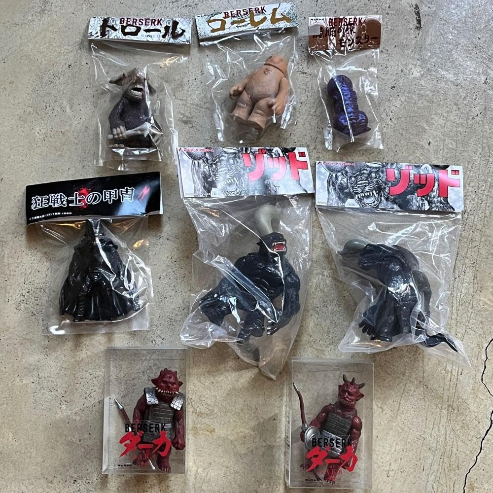 Amazon.co.jp: 全8体セット 大ベルセルク展 ソフビ ガッツ ゾッド 