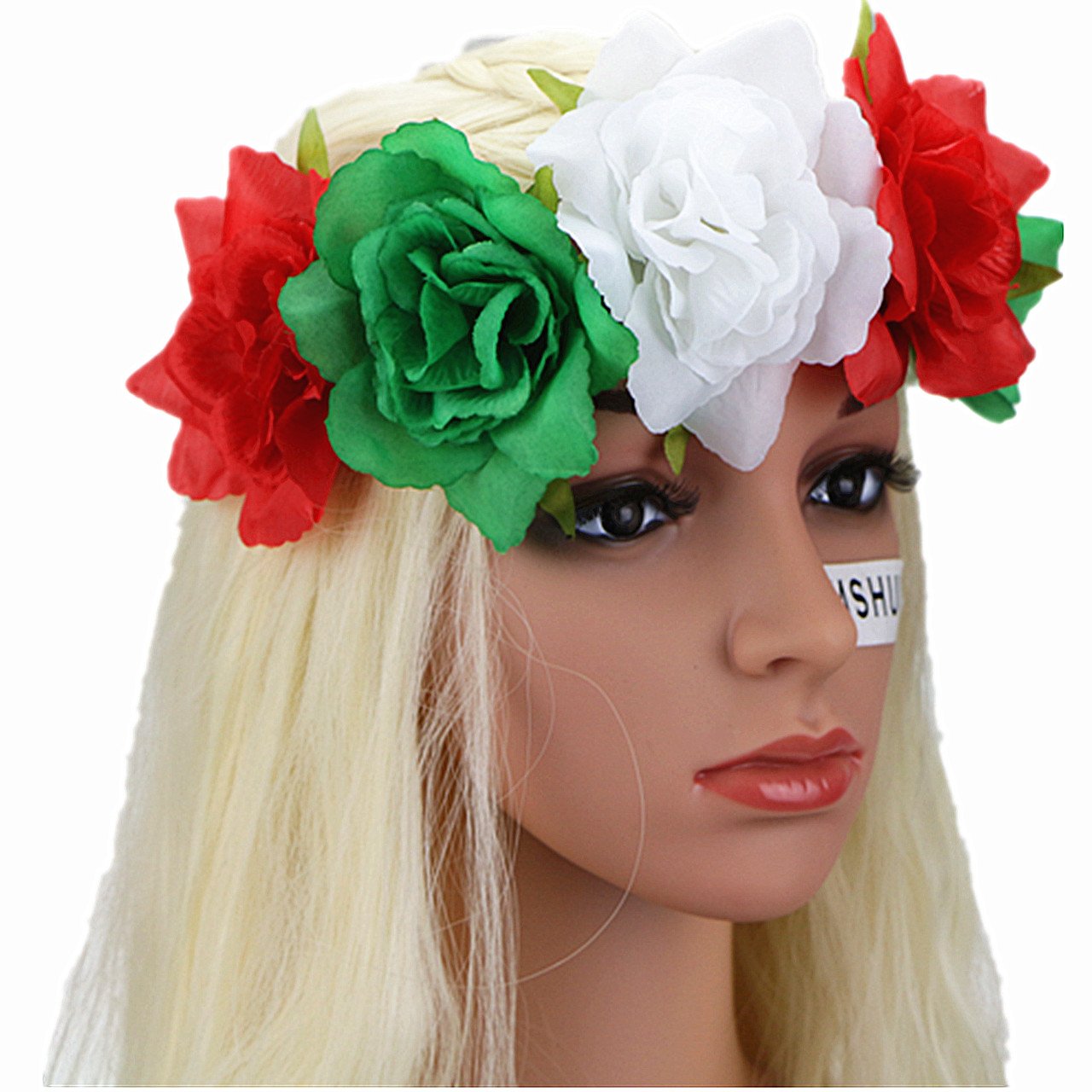 2 Diademas De Flores Hawaianas Elásticas Para Mujeres Y Niñas