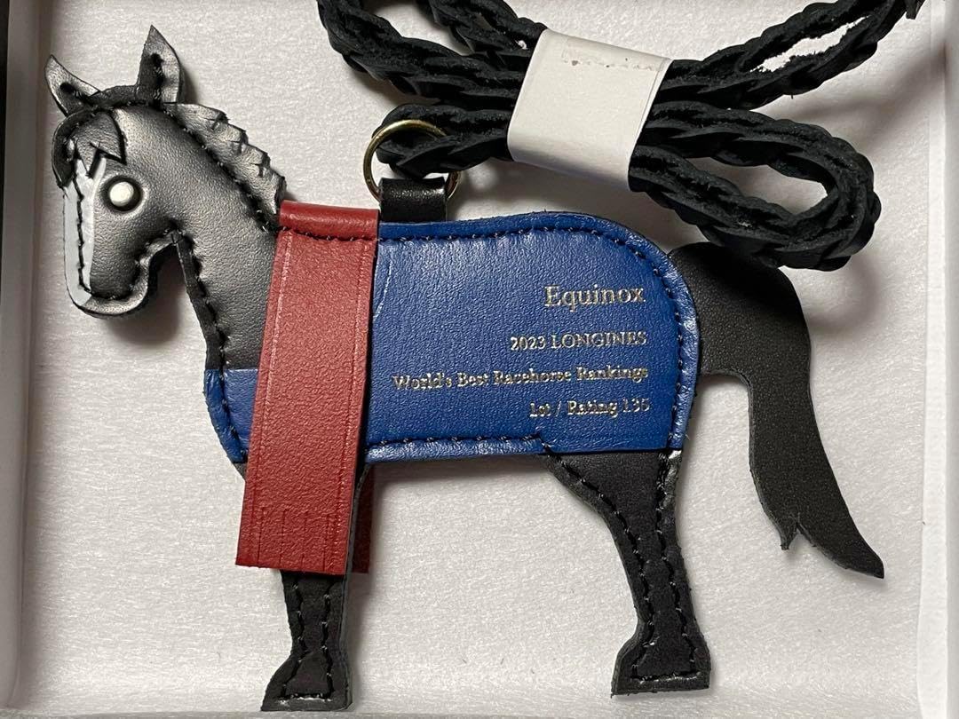 イクイノックス 引退記念 口取りチャーム 武豊騎手愛用 ソメスサドル製