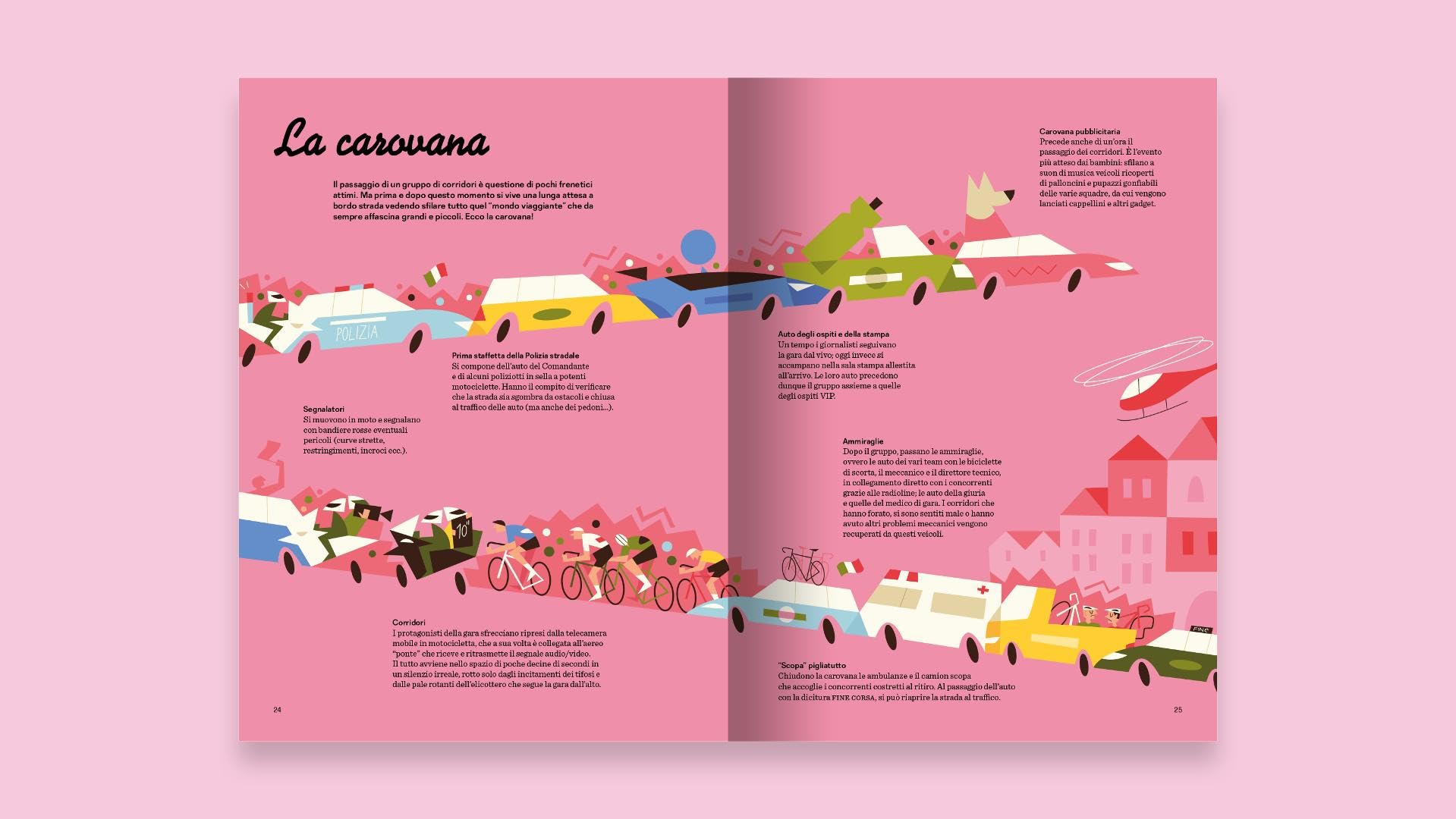 Il giro d'Italia illustrato. Ediz. a colori