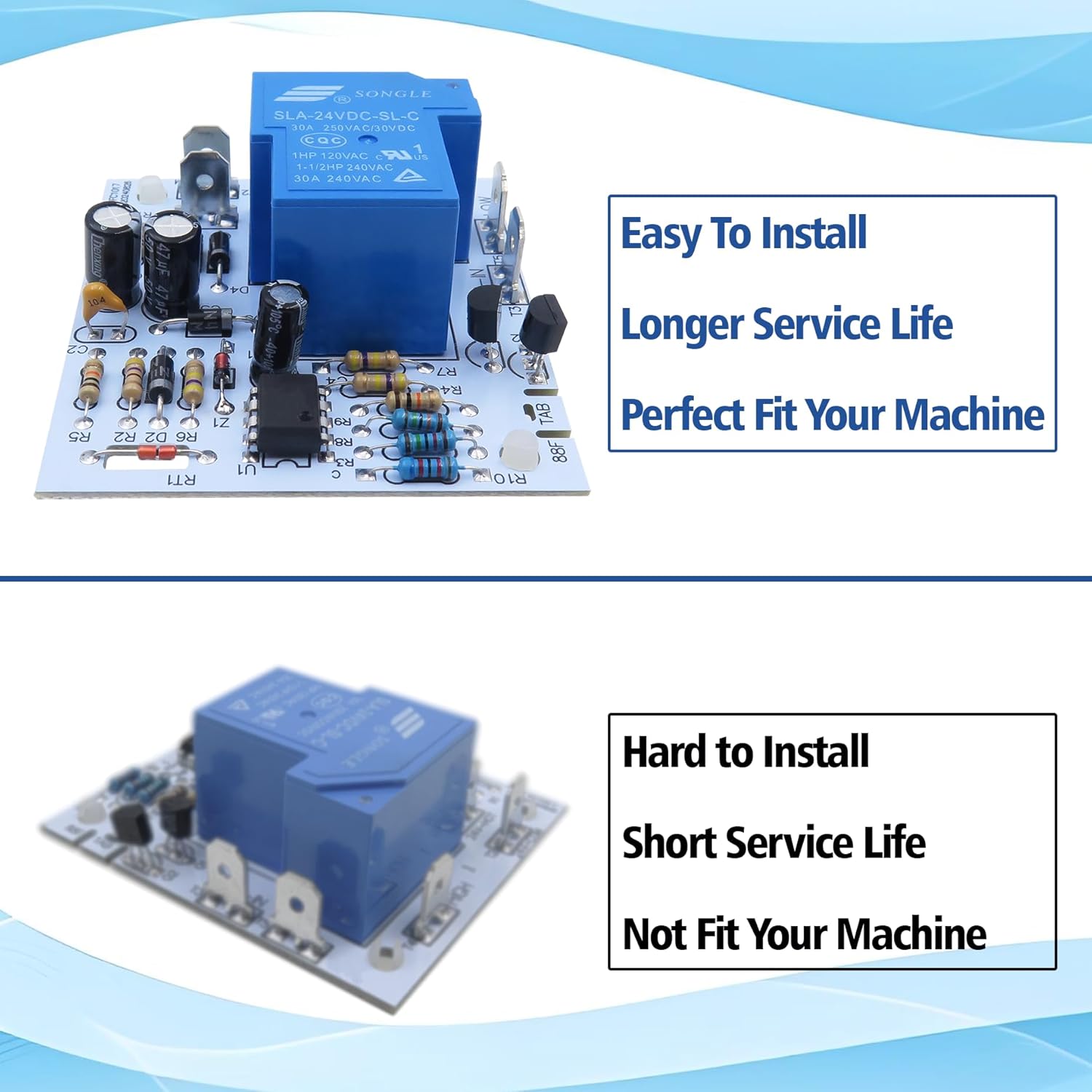 HQ1088977A1 Upgraded OEM Electronic Control Board,Replacement For Control Circuit Board HQ1088977A1 1088977 Control Board