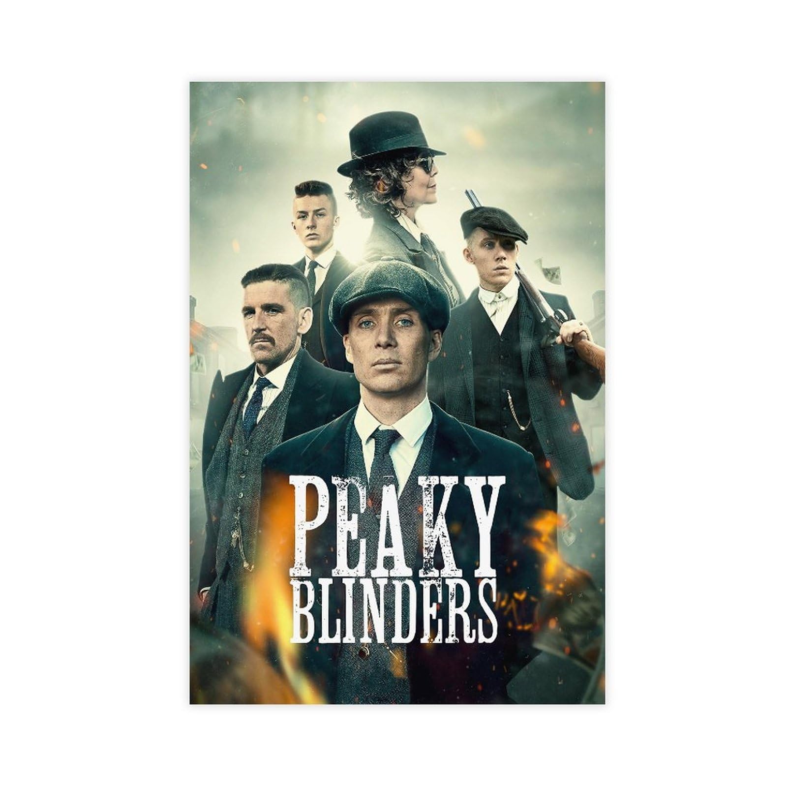 Poster Peaky Blinders (10) sur toile - Décoration pour chambre à coucher, bureau, chambre - Cadeau sans cadre - 30 x 45 cm Poster Peaky Blinders (10) sur toile - Décoration pour chambre à coucher, bureau, chambre - Cadeau sans cadre - 30 x 45 cm