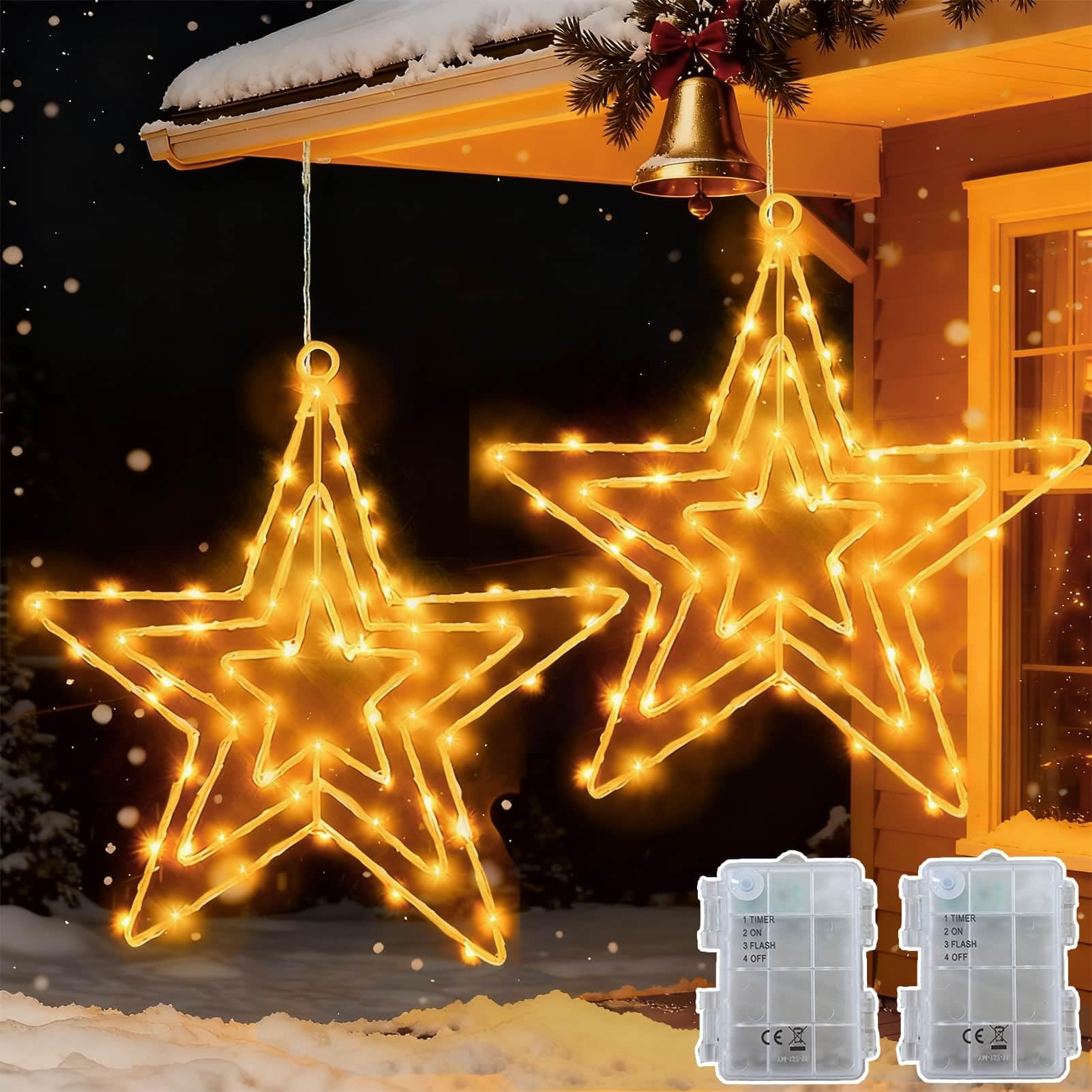 Joycome Lumineuse de Noël de Fenêtre
