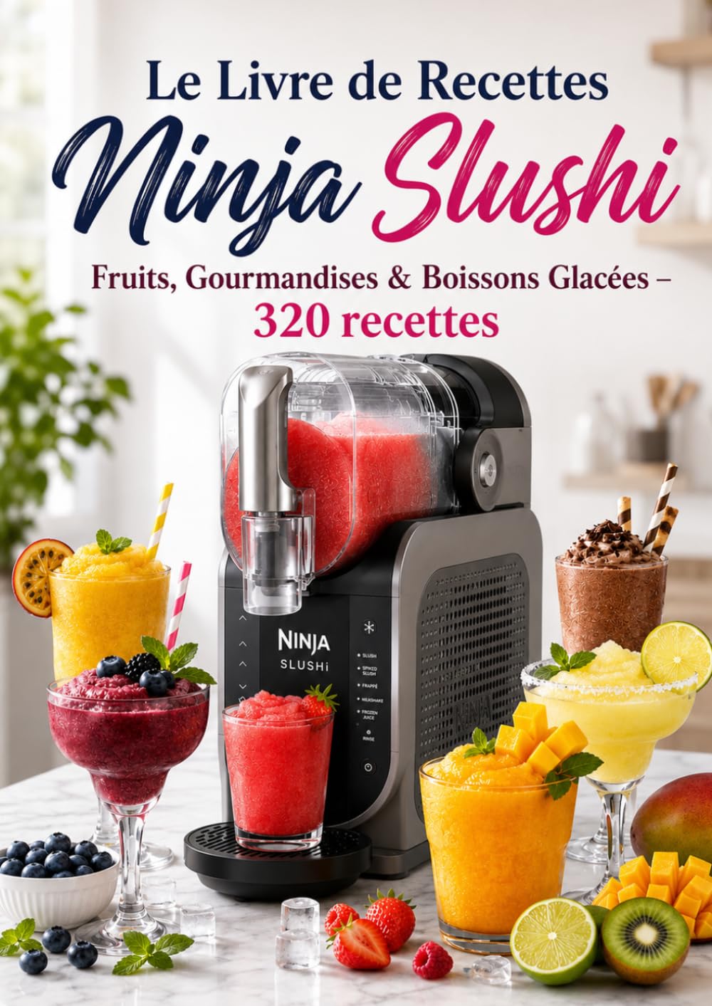 Le Livre de recettes Ninja Slushi Fruits, Gourmandises & Boissons Glacées 320 Recettes