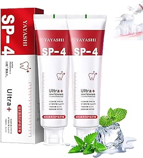 Yayashi Sp-4 Toothpaste,Yiliku sp-4 Probiotic Toothpaste,SP-4 Brightening Toothpaste Fresh Breath Toothpaste,Teeth Whitener Toothpaste (2pcs Brightens Teeth)