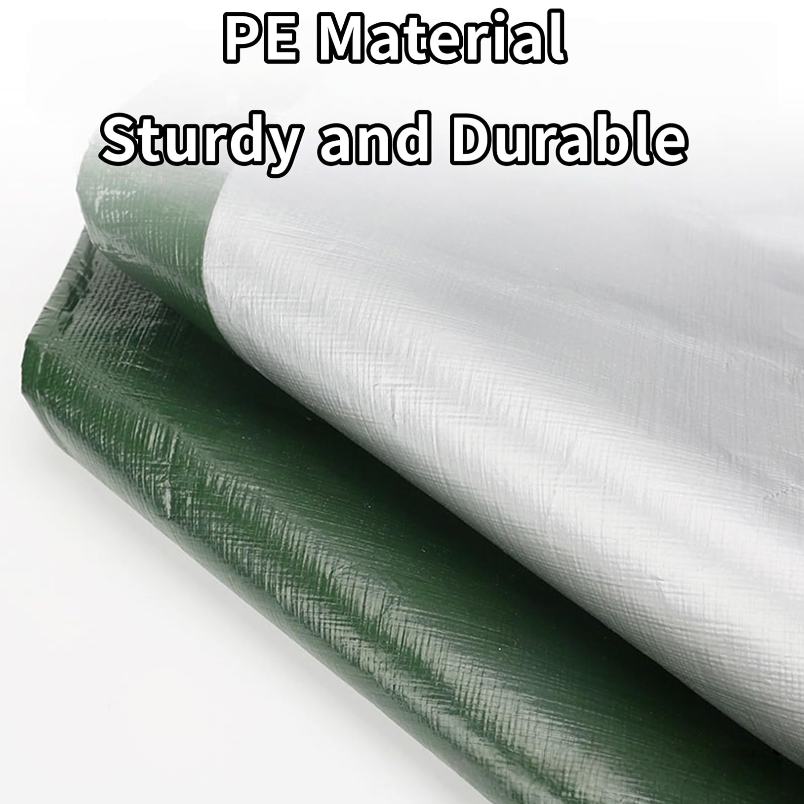 Bâche de Protection 1.8 x 3 m Imperméable et Résistante, Anti UV Bâche Étanch avec Oeillets, Épaisse et Durable pour Jardin, Tonnelle, Camping, Abri de Jardin, Vert