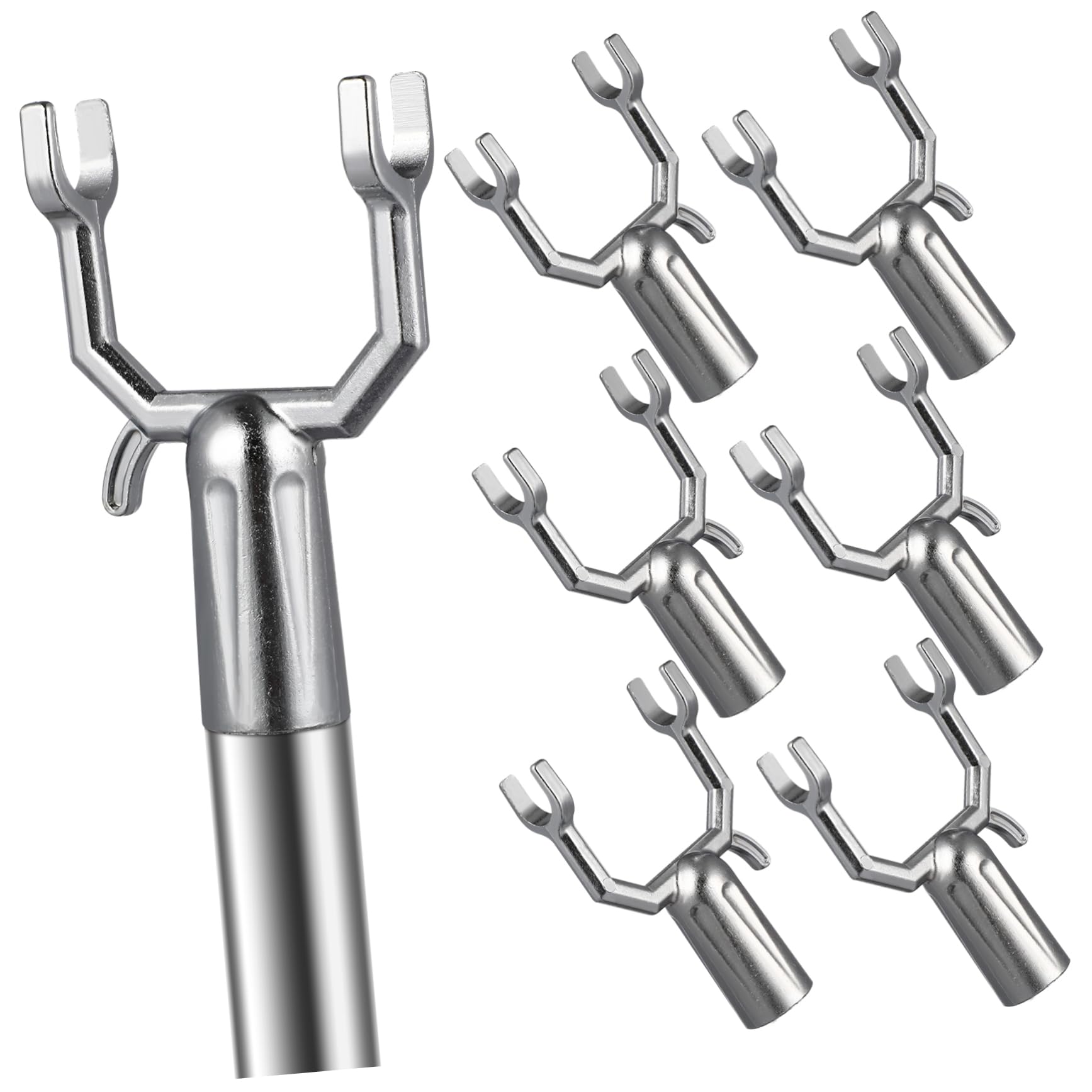 Lot De 5 Supports Pour Branches D'arbres Fruitiers - Aluminium - 10x5,8x2,5 Cm - Pour Verger, Jardin, Bonsaï