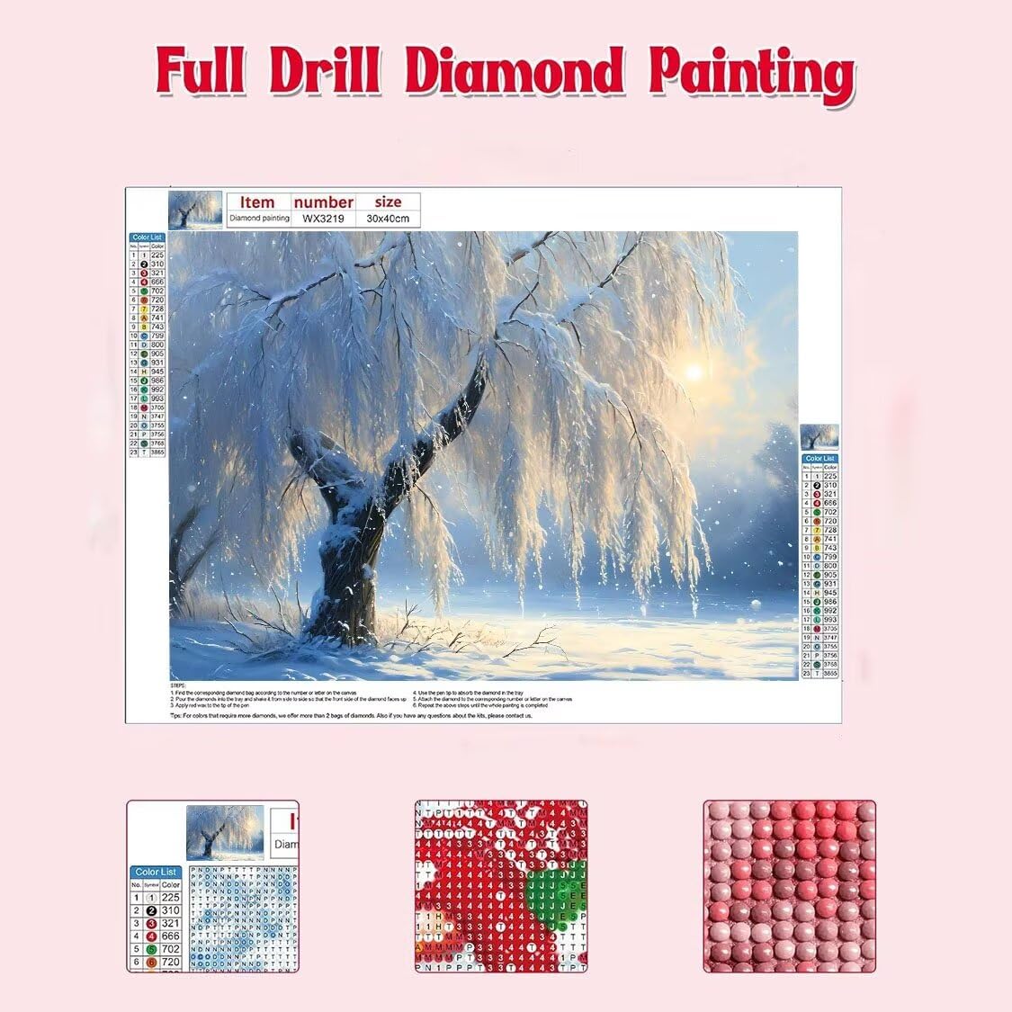 DIY Malarstwo diamentowe 5D, zestawy do fontanezji dla dorosłych, sztuka ze strasu, płótno, haft, artykuły rzemieślnicze, dla dzieci i dorosłych, idealna dekoracja ścienna do domu, prezenty, 100 x 130