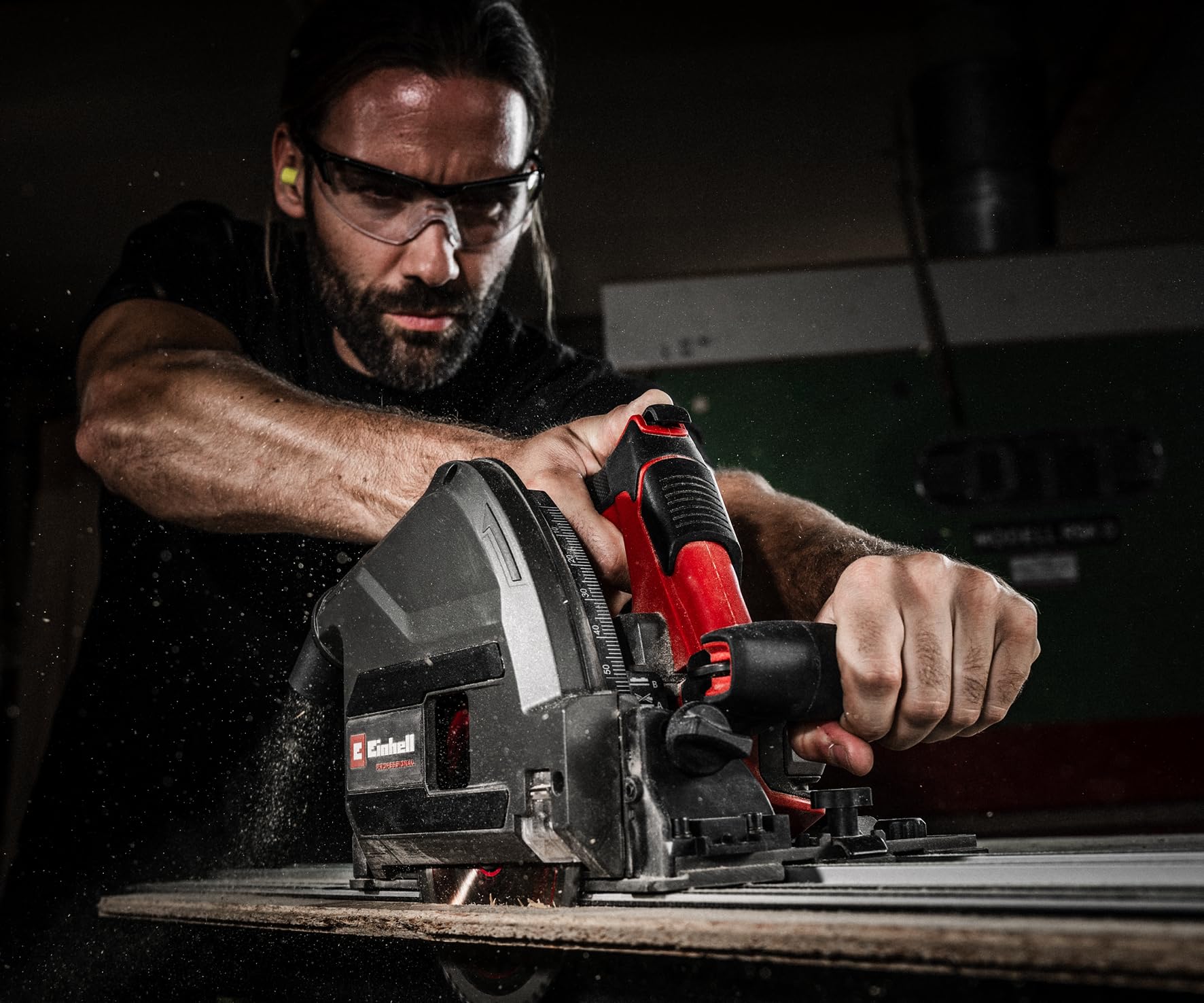 Sierra de incisión con batería TP-PS 18/165 Li BL-Solo Einhell Professional Power X-Change (18V, Ø 165 mm, hoja de sierra, Brushless, profundidad de corte 56 mm, ajuste sin herramientas, sin batería)