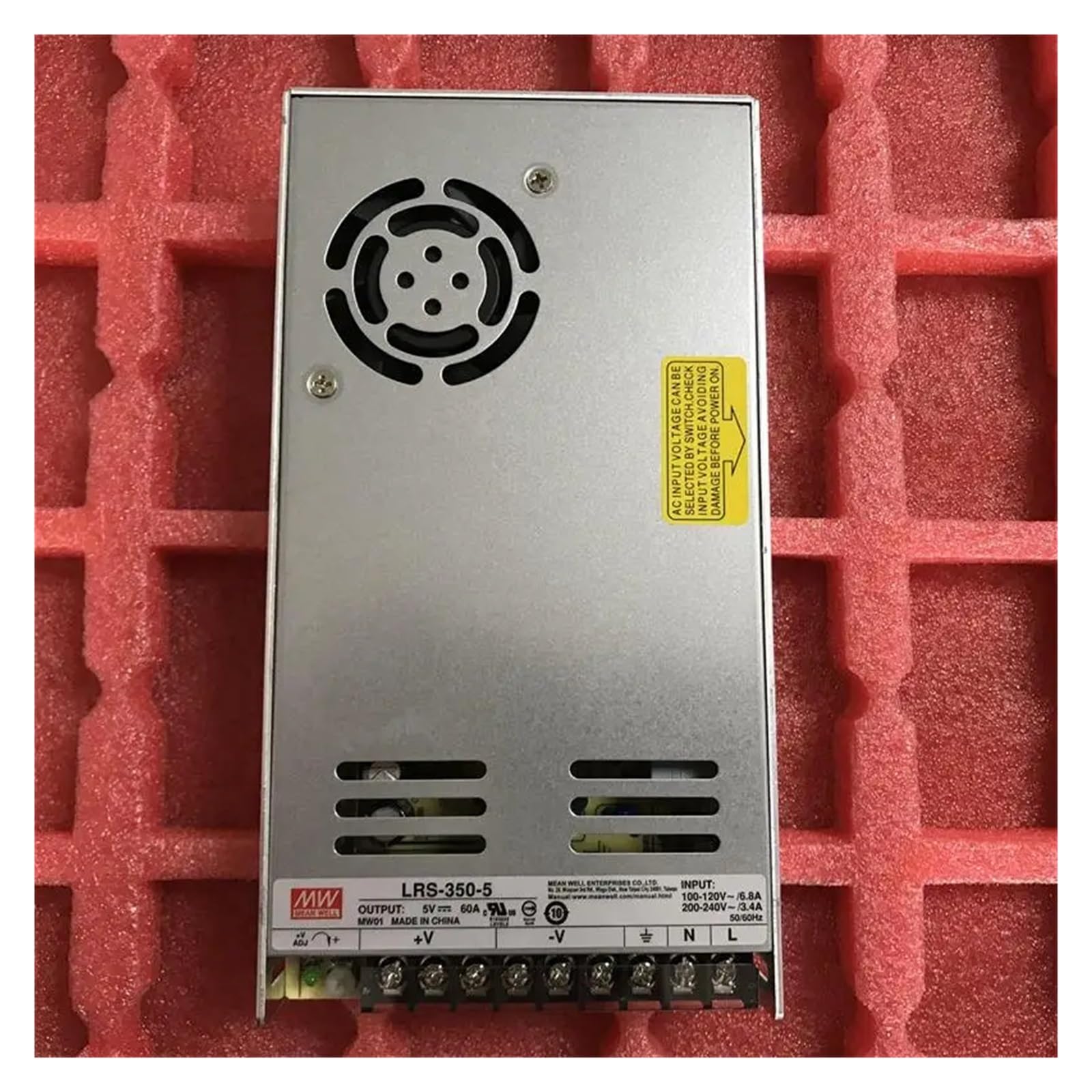 Amazon | スイッチング電源 電源 LRS-350 LRS-350-5 LRS-350-12 LRS