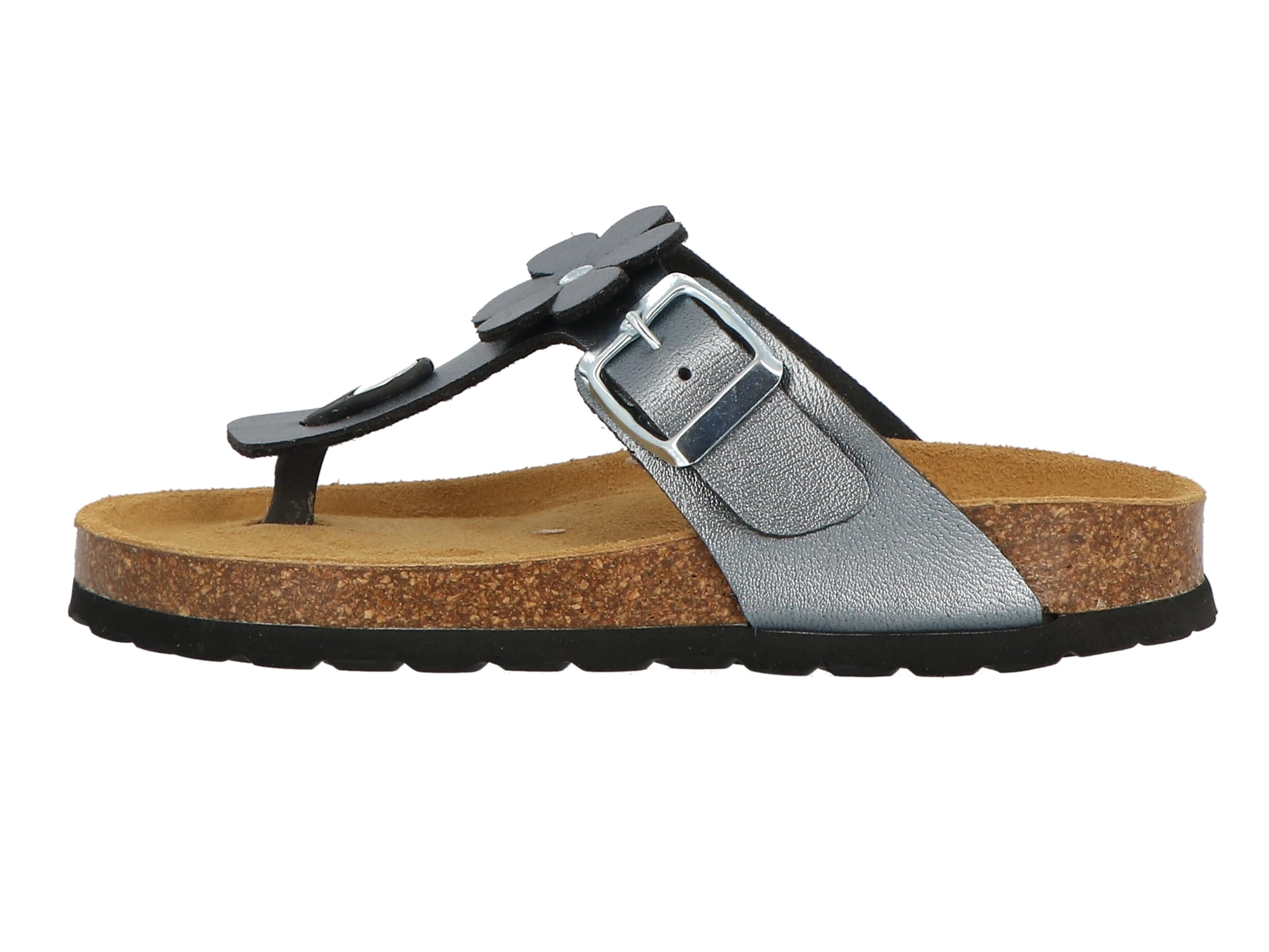 Lurchi 95L7003007 Slide Sandal, Old Silver, 4.5 UK