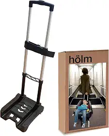 Carrinho de Viagem para Assento de Carro Do Aeroporto Holm e Transportador de Crianças - Um Rolo de Assento de Carro para Viajar. Dobrável, Armazenável e Arrumado Sob O Assento Do Avião Ou No Compartimento Superior.