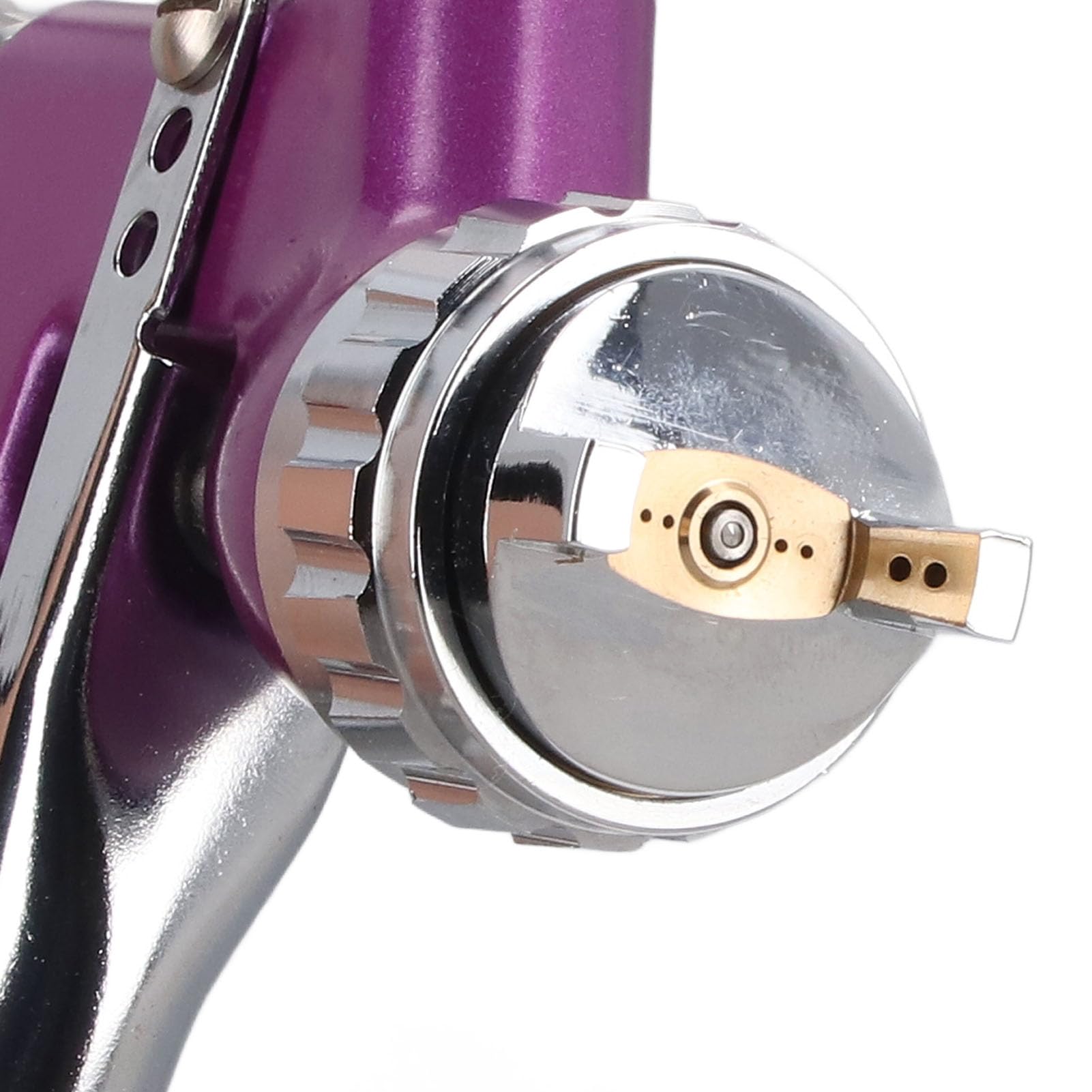 Pistola per Vernice Spray Resistente da 1,3 Mm con Doppie Manopole di Regolazione per Parti Automobilistiche, Mobili per la Lavorazione del Legno