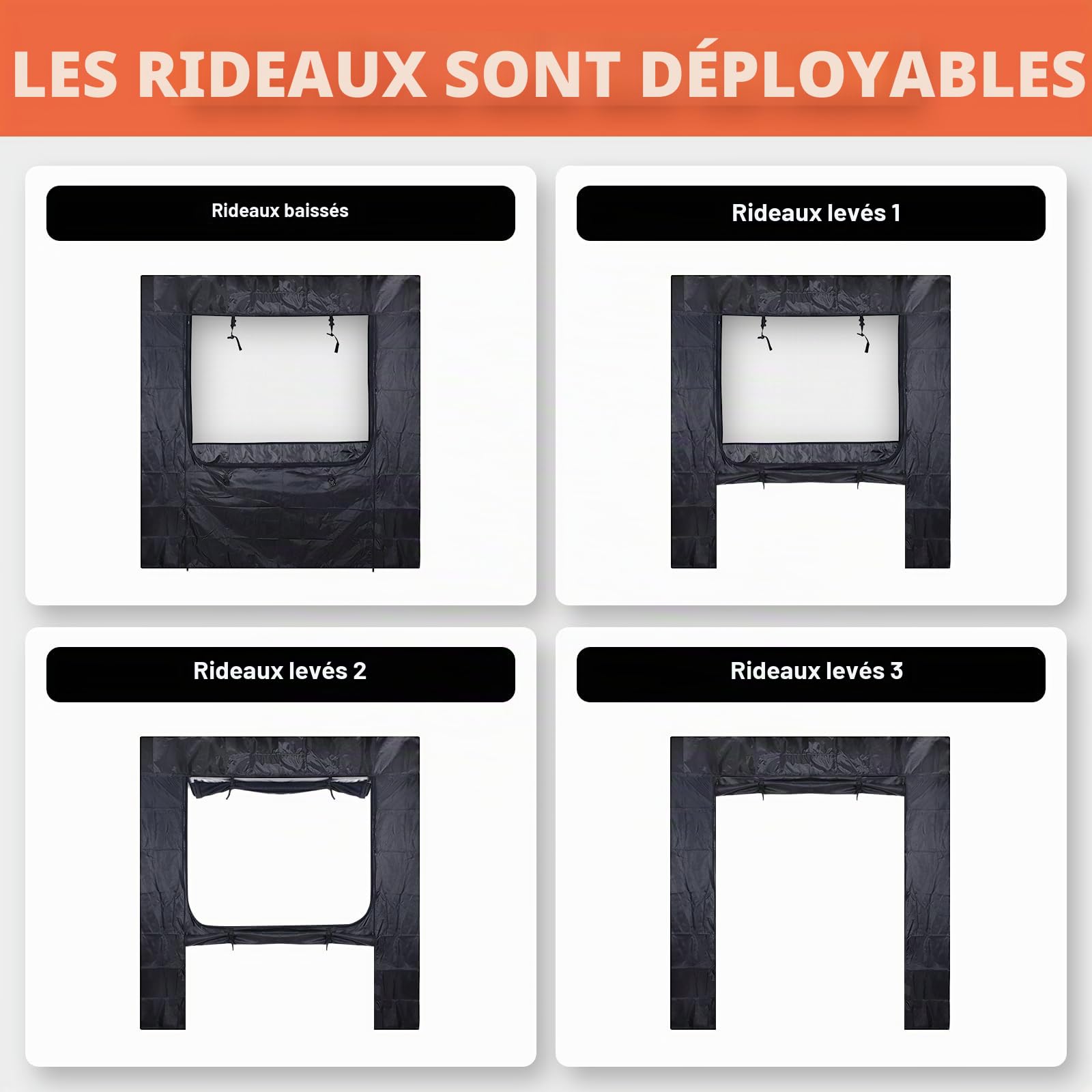 Moustiquaire de porte arrière pour Mercedes Benz Sprinter toit haut
