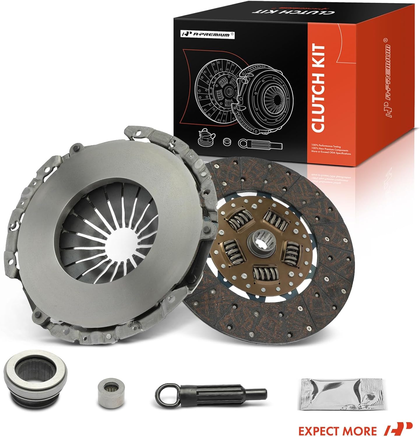 A-Premium Transmission Clutch Kit Set Compatible with Chevrolet Tahoe, Blazer, C10, C3500HD, K1500, P30, R2500 Suburban, V3500 & GMC Yukon, C1500, C3500HD, Jimmy, K2500, P3500, R2500 Suburban, V3500