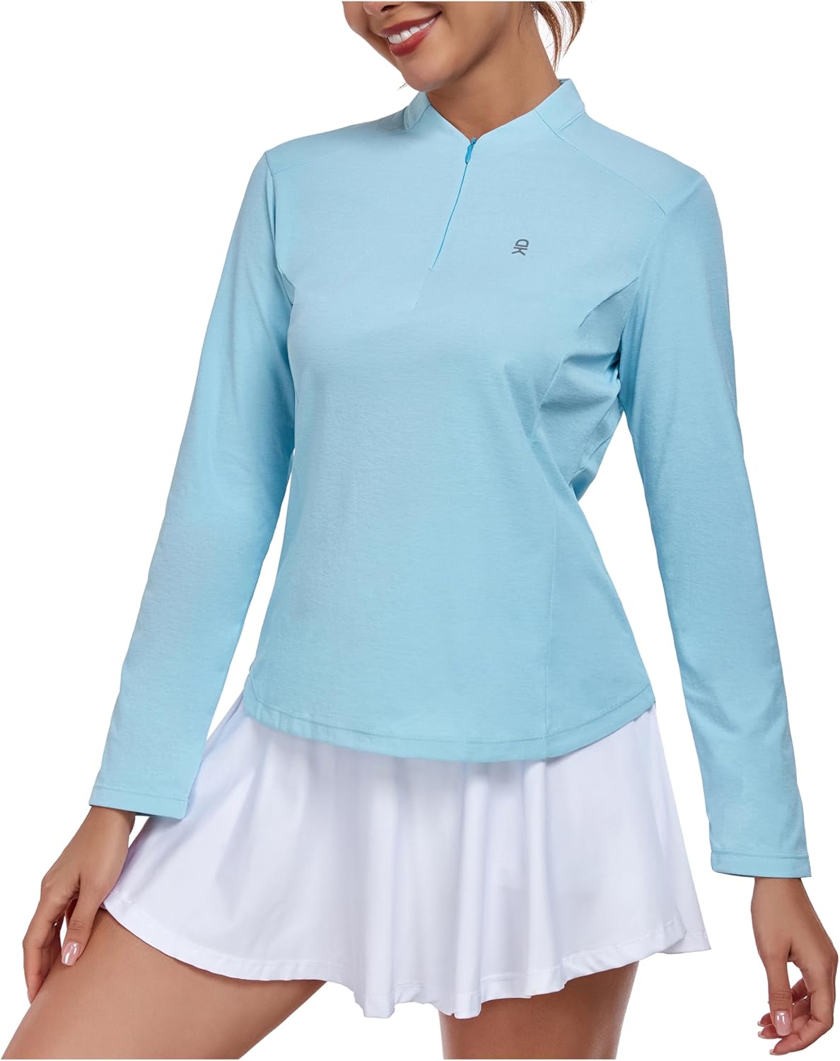 Little Donkey Andy Women's Golf Shirts Long Sleeve 1/4 Zip Athletic Lightweight Quick Dry Workout Hiking Athletic Shirts - Image 6