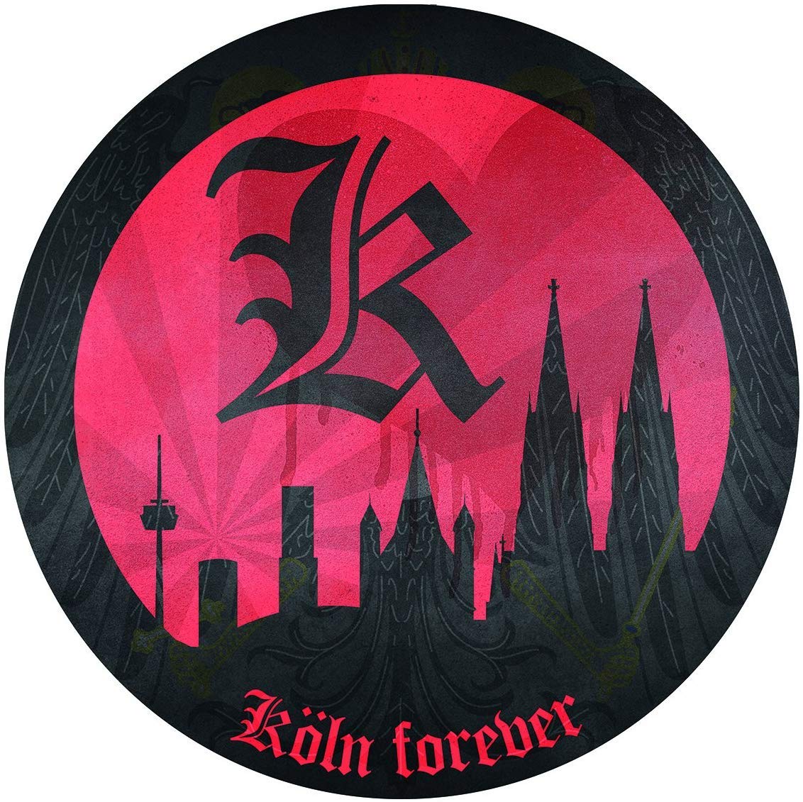 1. FC Köln Baby Geschenkbox (Body, Söckchen, Halstuch) - Plus gratis Aufkleber Forever Köln (50/56)