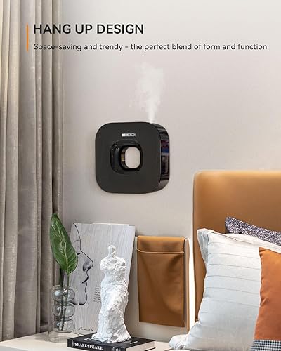 Miniatura 6 de MEIDI Difusor de aceite esencial sin agua, difusor de aromaterapia inalámbrico Bluetooth con control de aplicación, ajuste inteligente