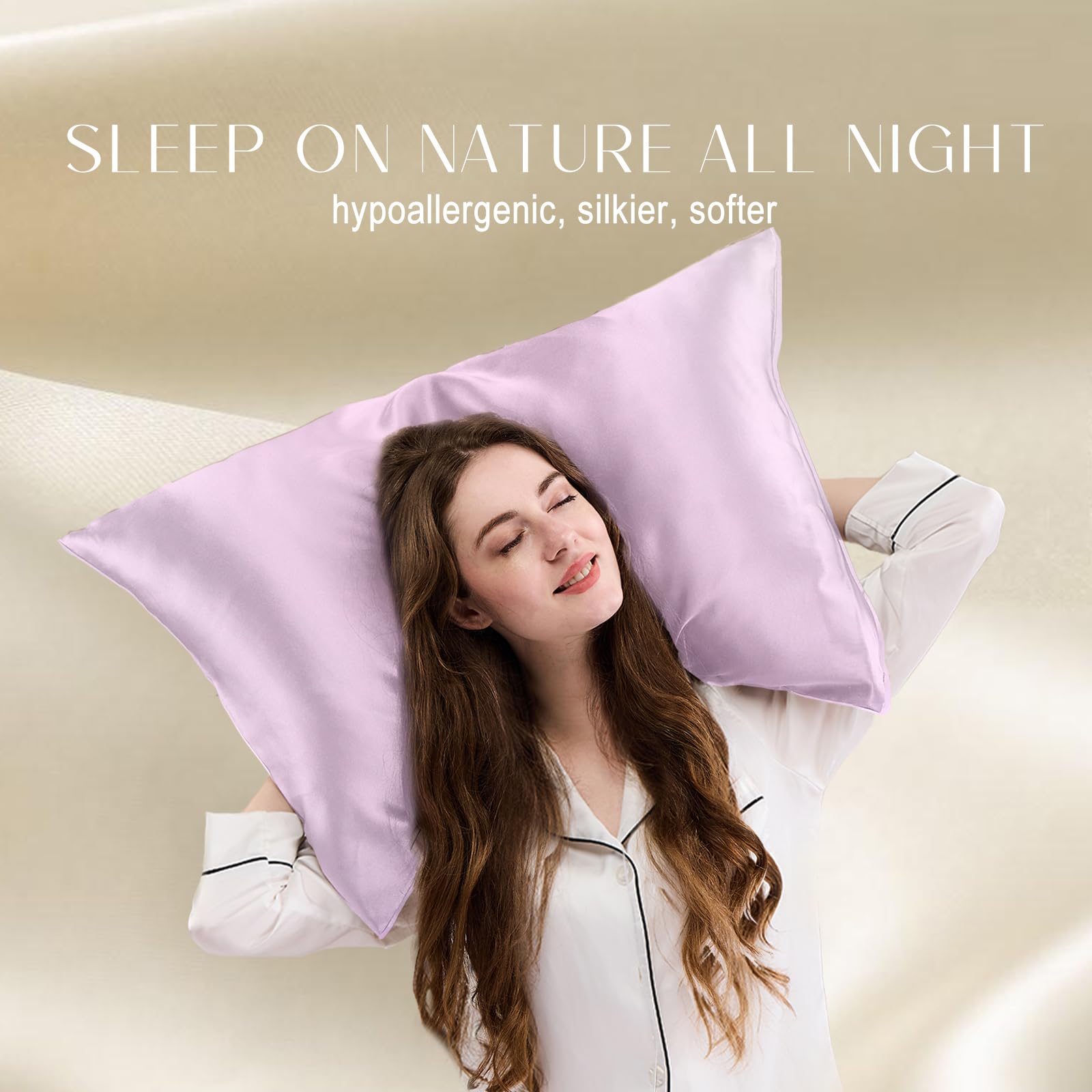 ZIMASILK 100% Mulberry Silk Pillowcase for Hair and Skin Health Soft & Smooth, Both Sides Premium Grade 6A Silk - Image 3