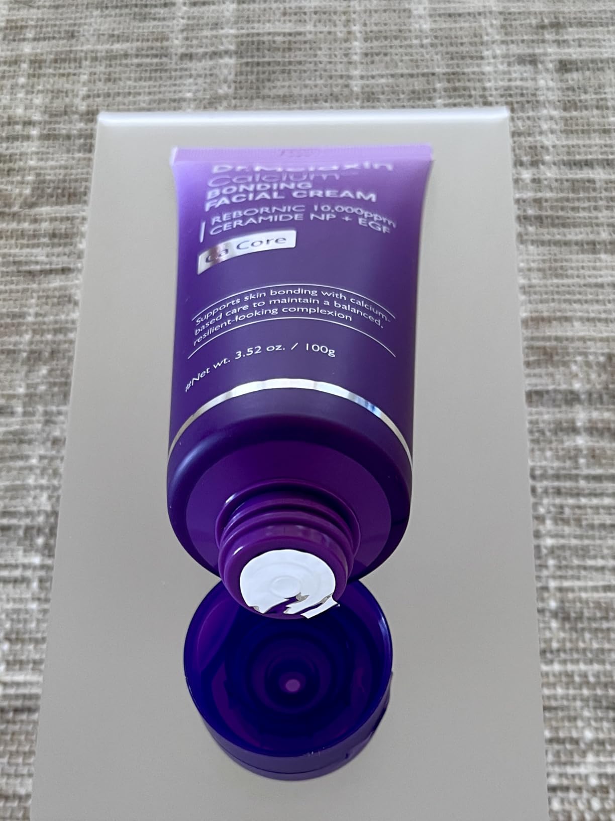 Dr.Melaxin Calcium Bonding Facial Cream with REBORNIC 10,000ppm & EGF, Anti-Aging Face Moisturizer for Skin Density, Ceramide & Hyaluronic Acid for Elasticity, 3.38 fl.oz